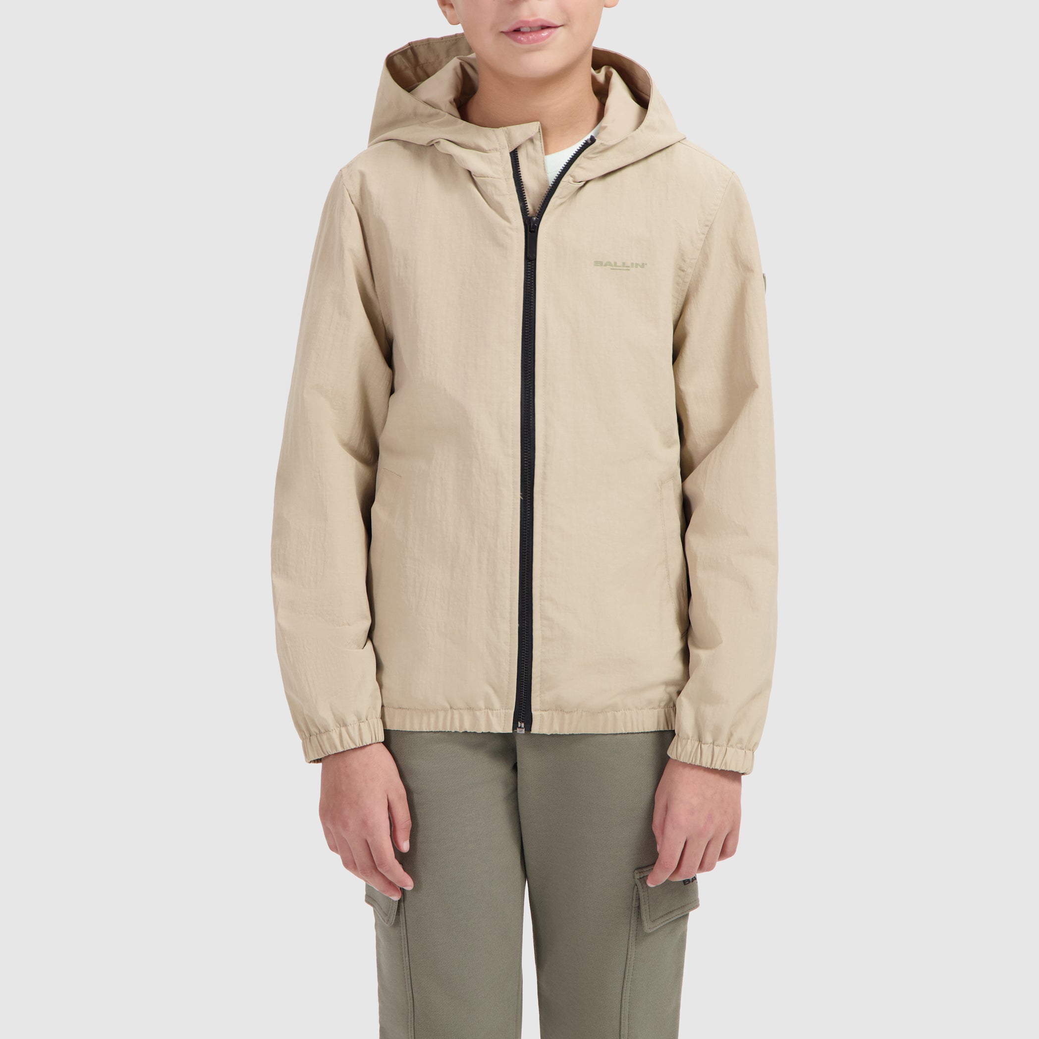 Junior Windstopper Logo Jacket | Sand