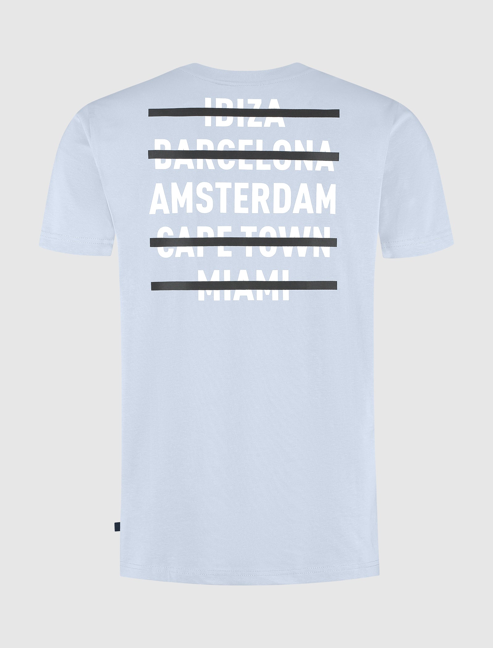 World Cities T-shirt | Blue Grey