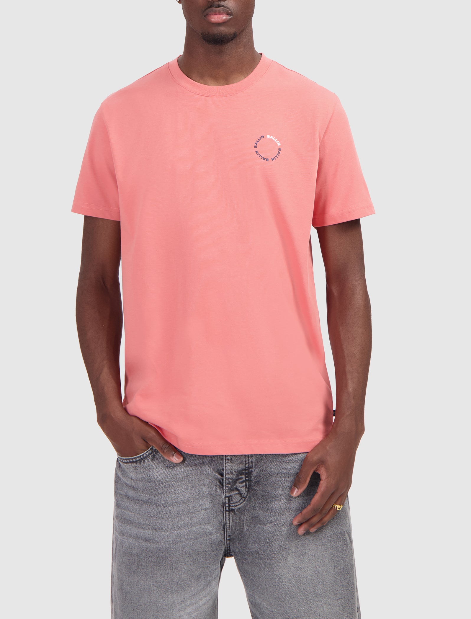 Circle Logo T-shirt | Coral