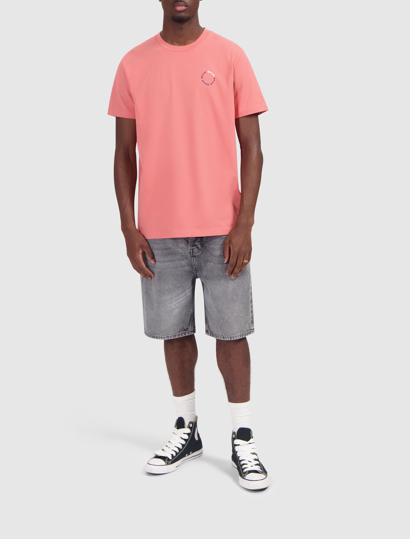 Circle Logo T-shirt | Coral