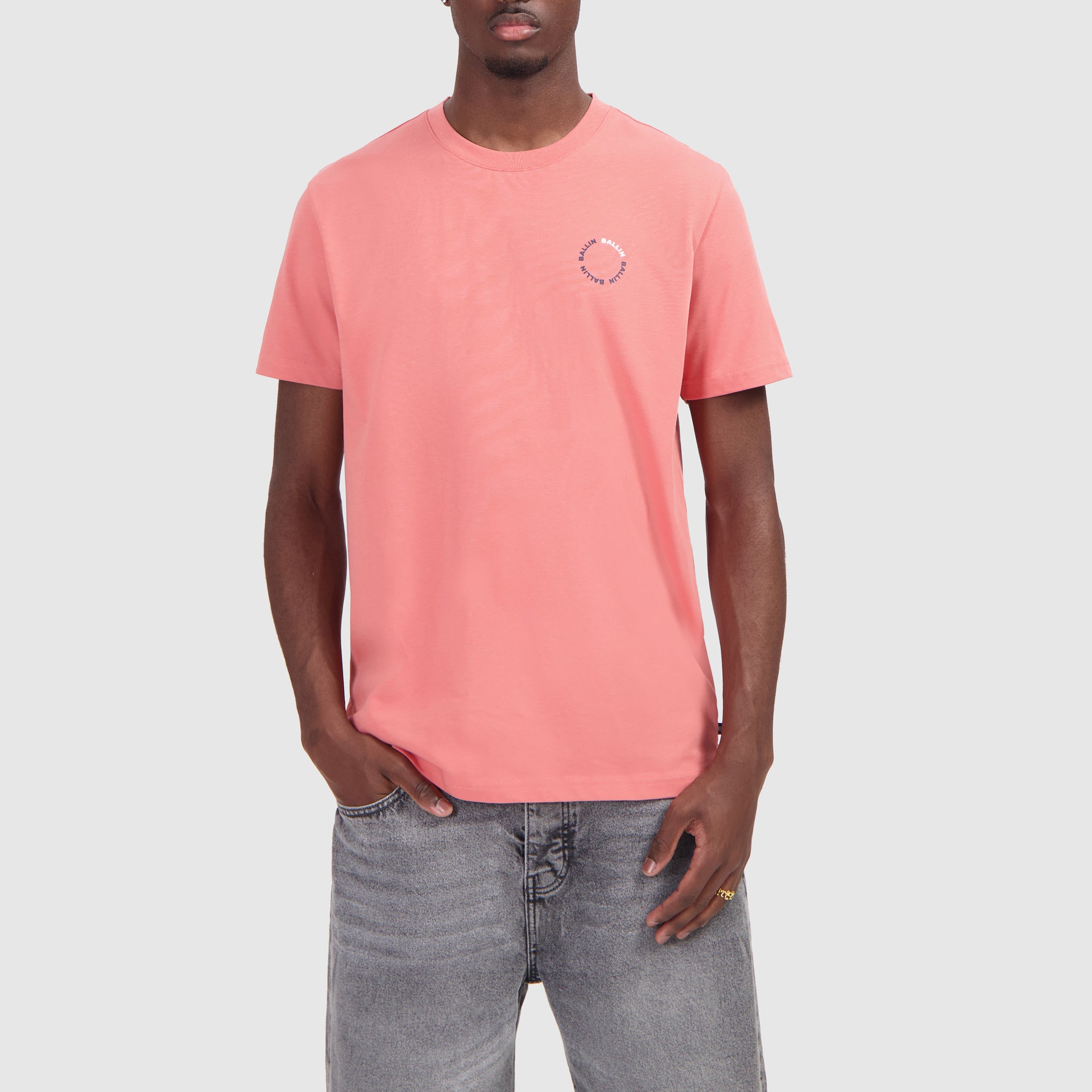Circle Logo T-shirt | Coral
