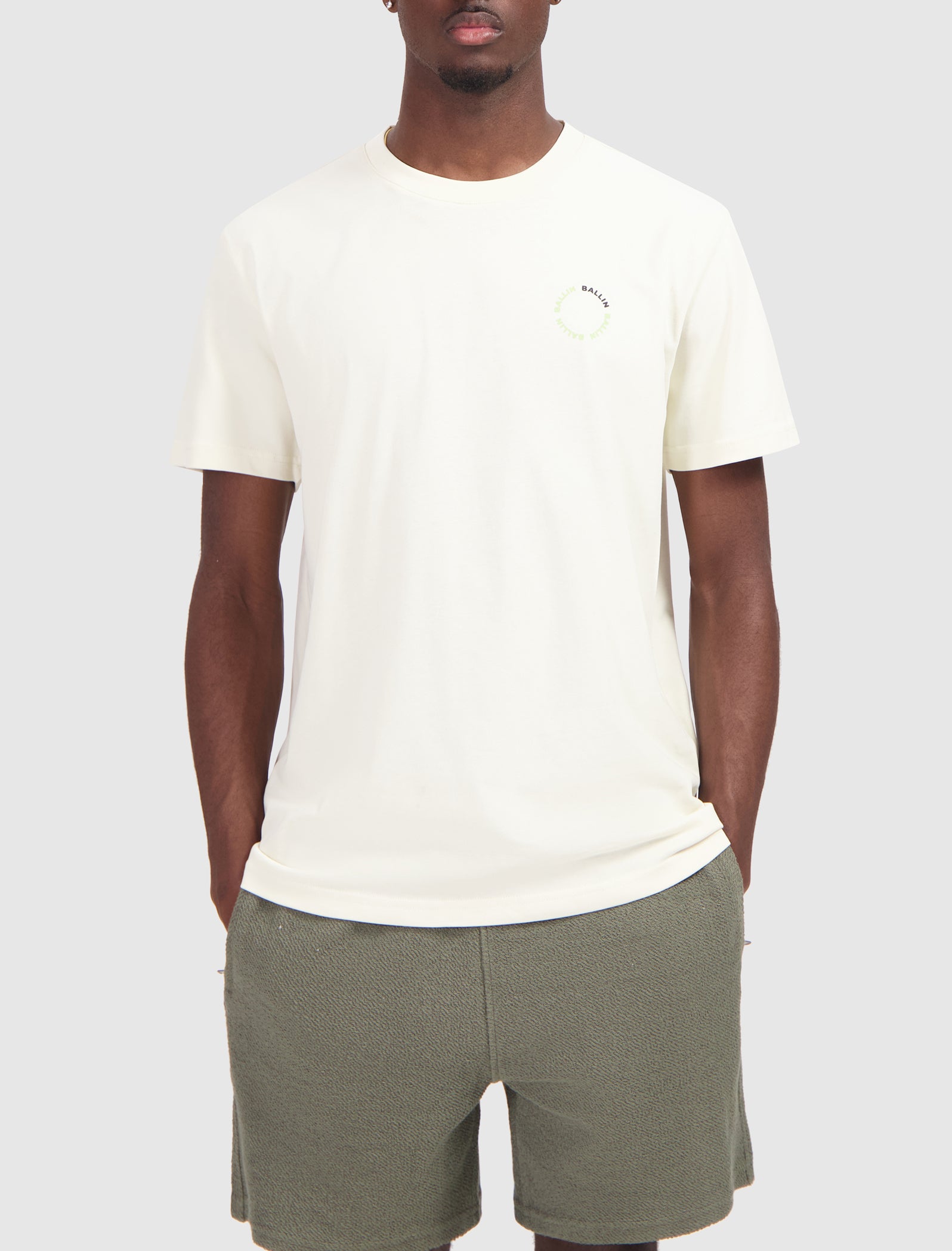 Circle Logo T-shirt | Ecru