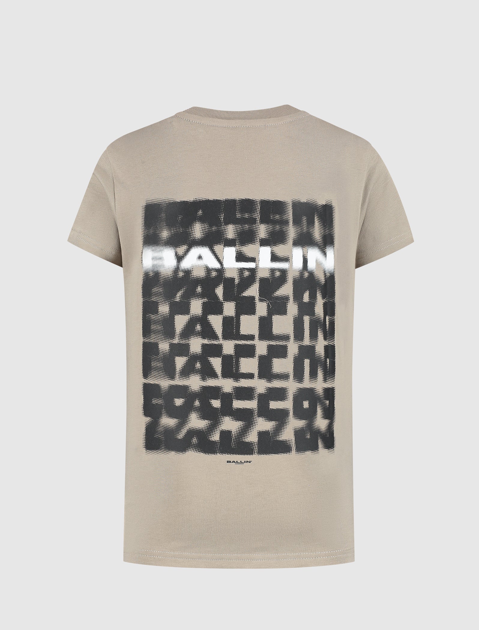 Junior Faded Halftone T-shirt | Taupe
