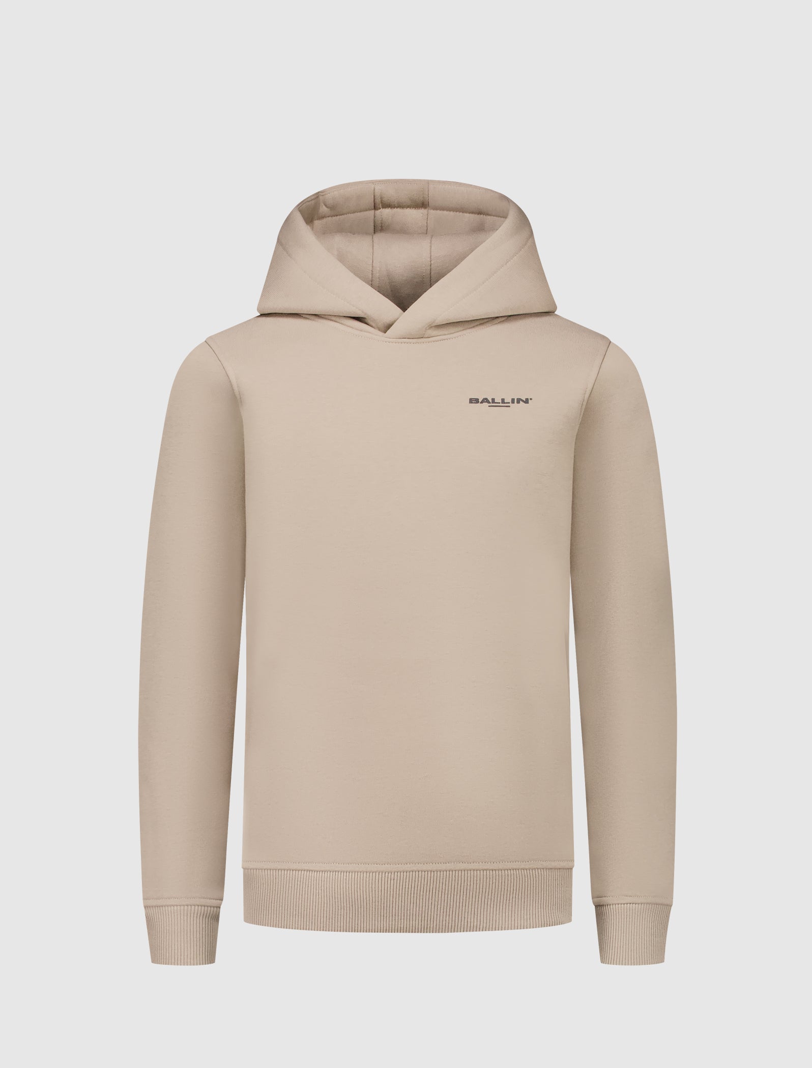 Junior Faded Halftone Hoodie | Taupe
