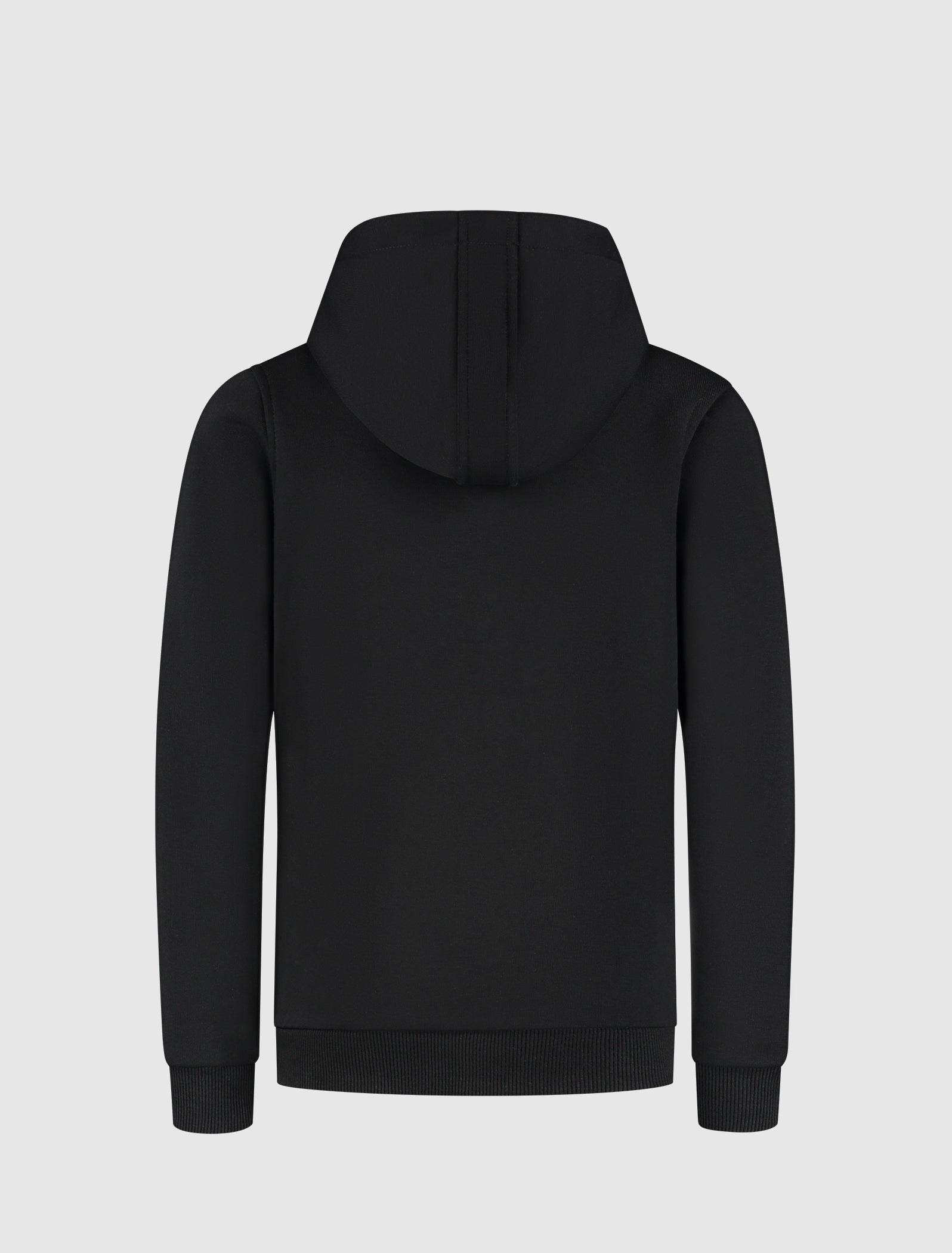 Junior Original Chest Logo Zip-up Hoodie | Black