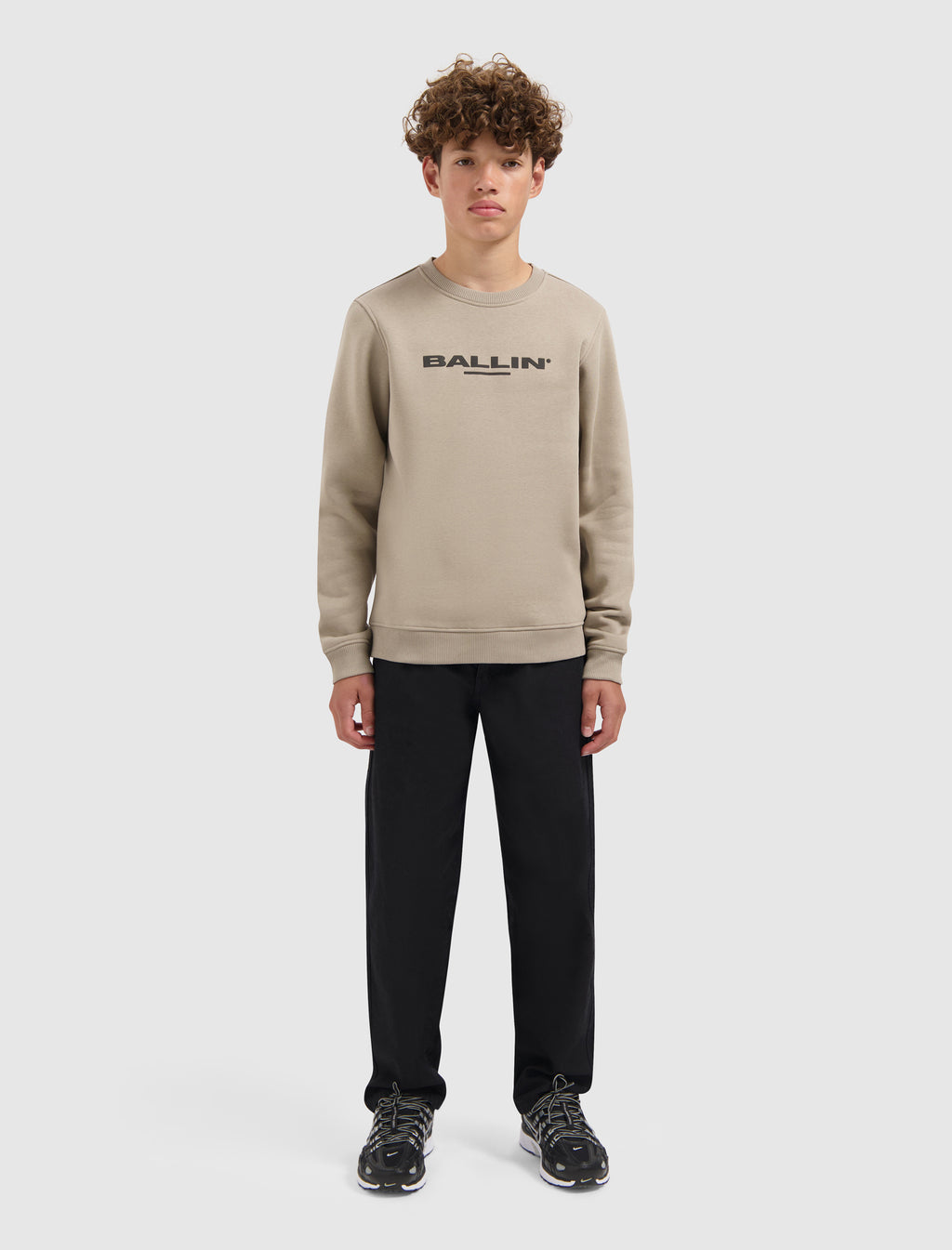 Junior Original Logo Sweater | Taupe