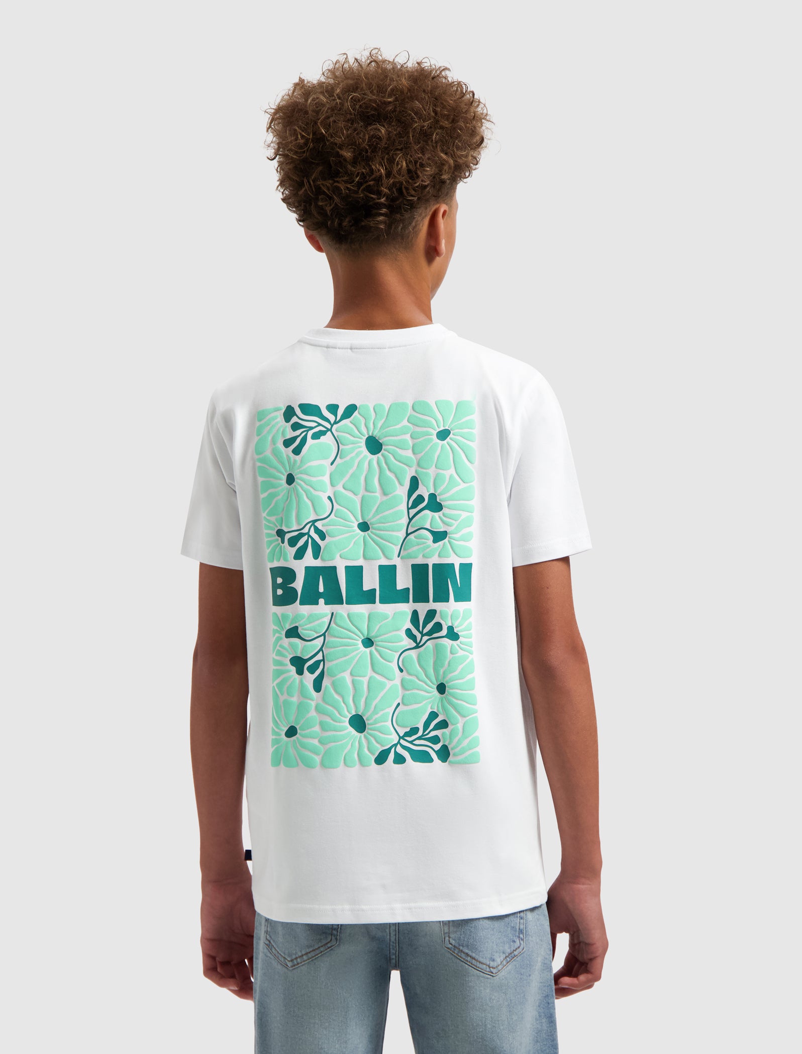 Junior Floral Bouquet T-shirt | White