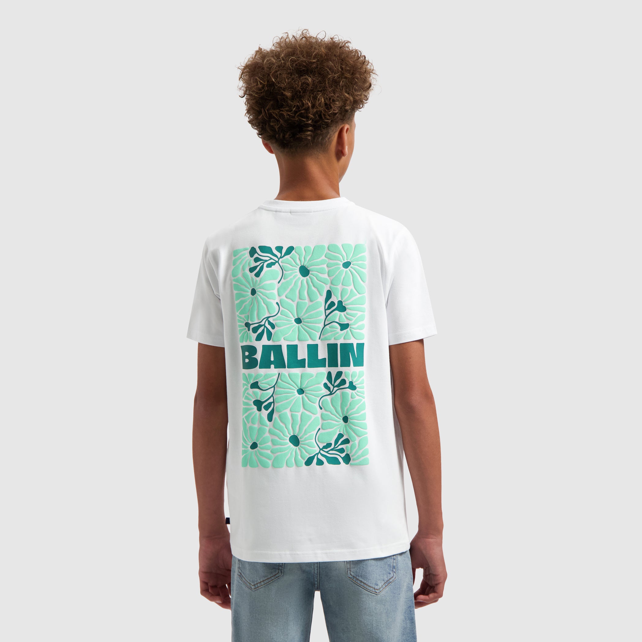 Junior Floral Bouquet T-shirt | White