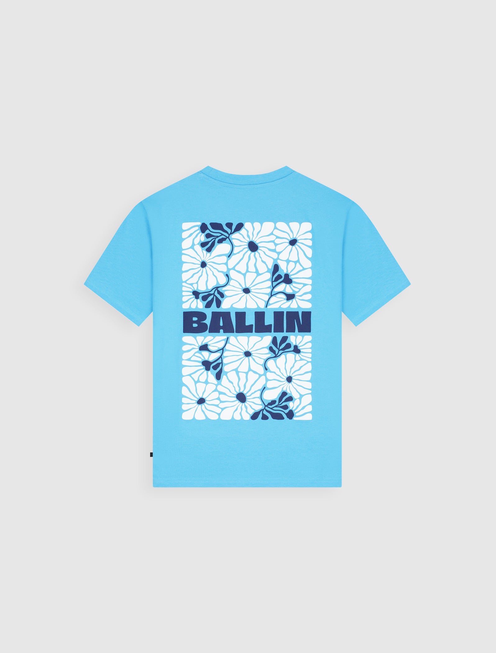 Junior Floral Bouquet T-shirt | Mid Blue