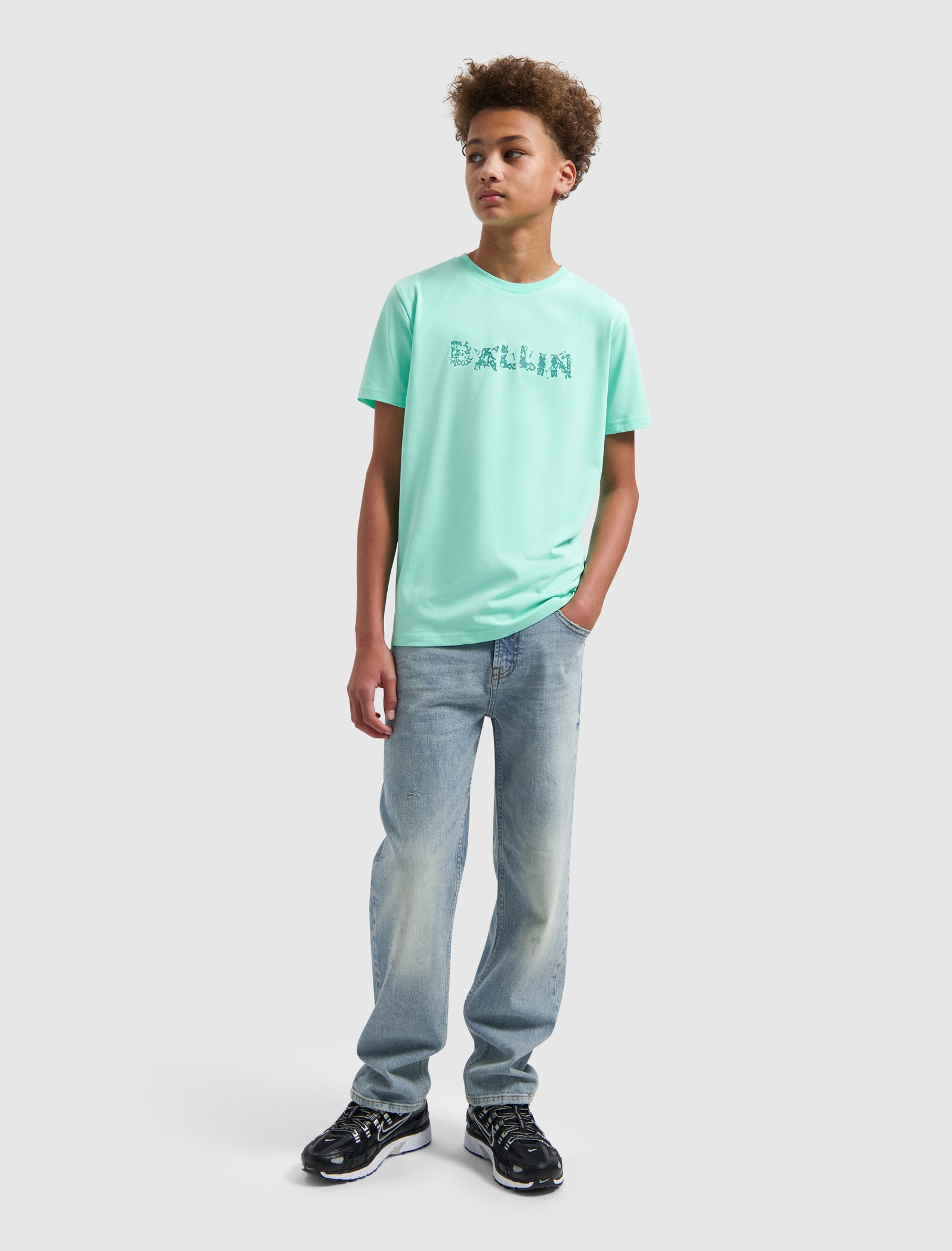 Junior Stamped Logo T-shirt | Mint