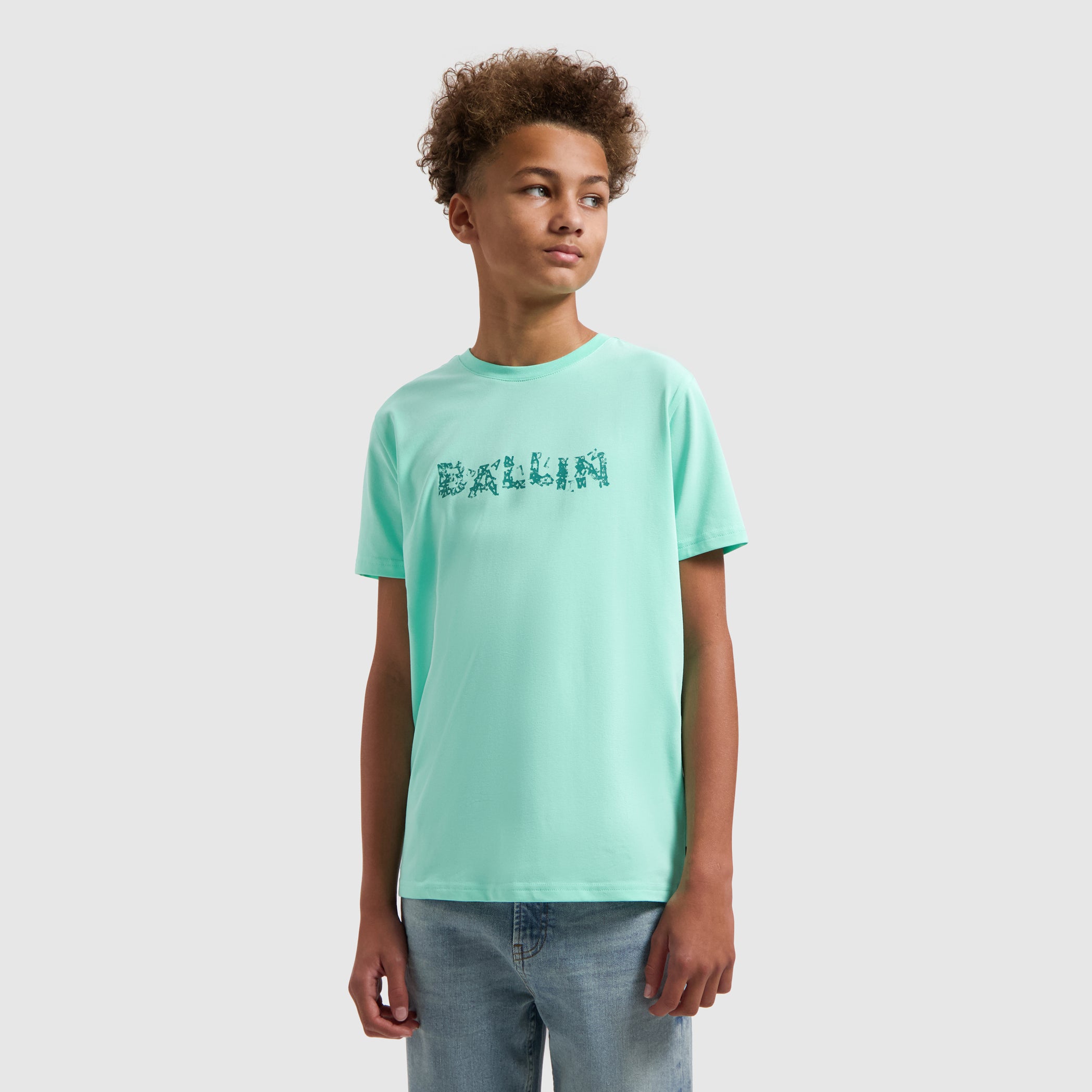Junior Stamped Logo T-shirt | Mint