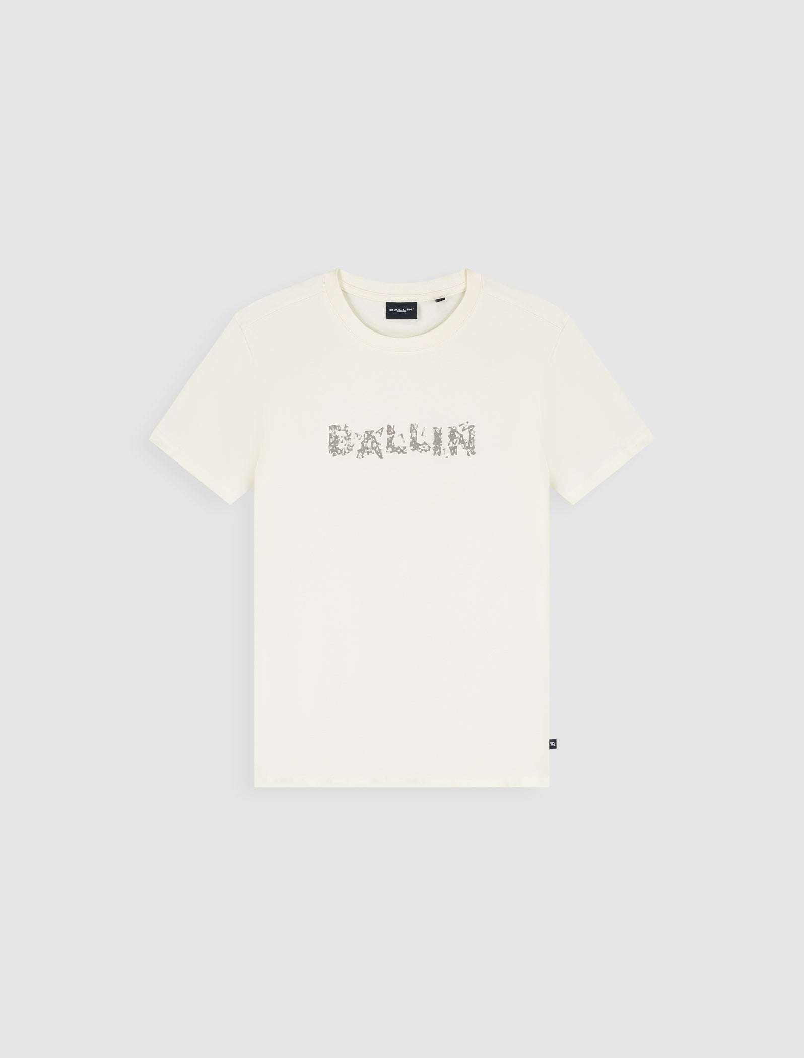 Junior Stamped Logo T-shirt | Ecru