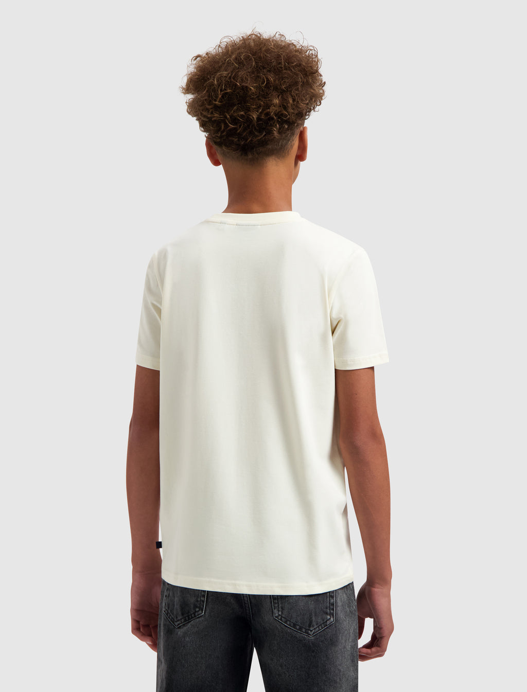 Junior Stamped Logo T-shirt | Ecru