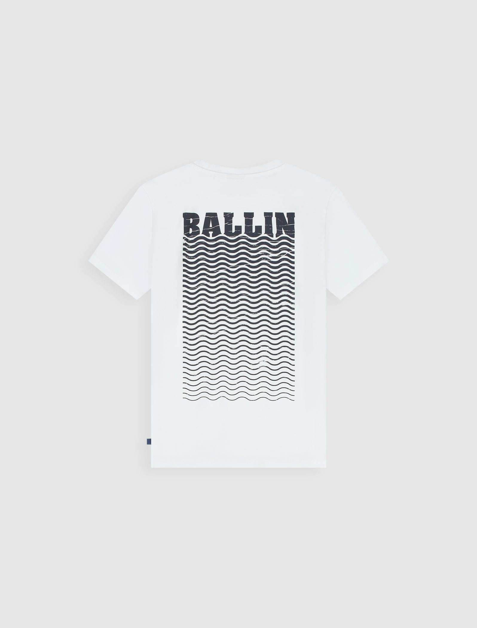 Junior Faded Waves T-shirt | White