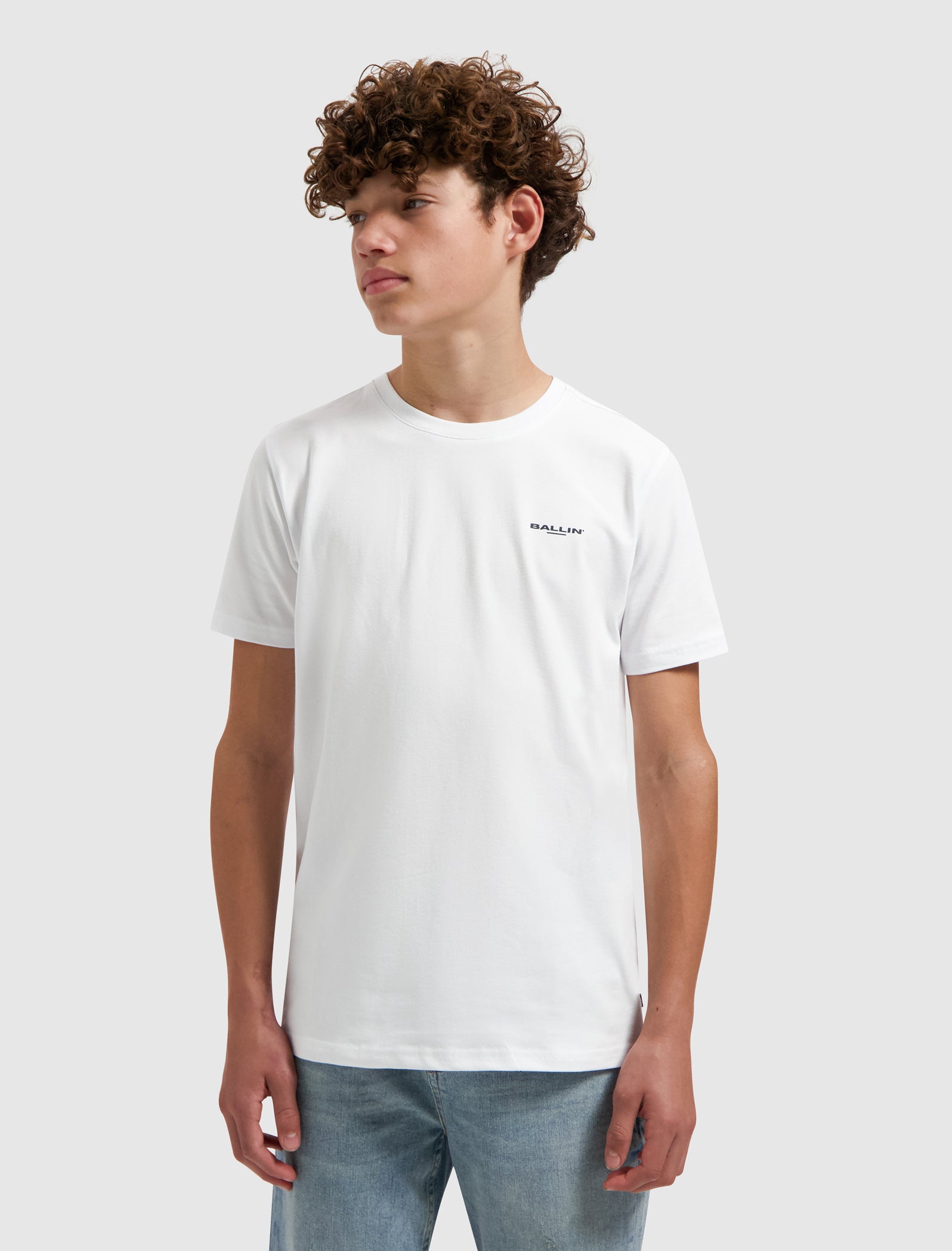 Junior Faded Waves T-shirt | White