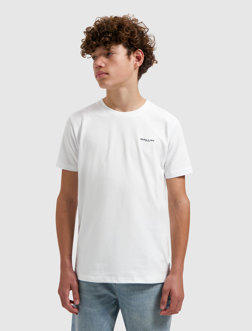 Junior Faded Waves T-shirt | White