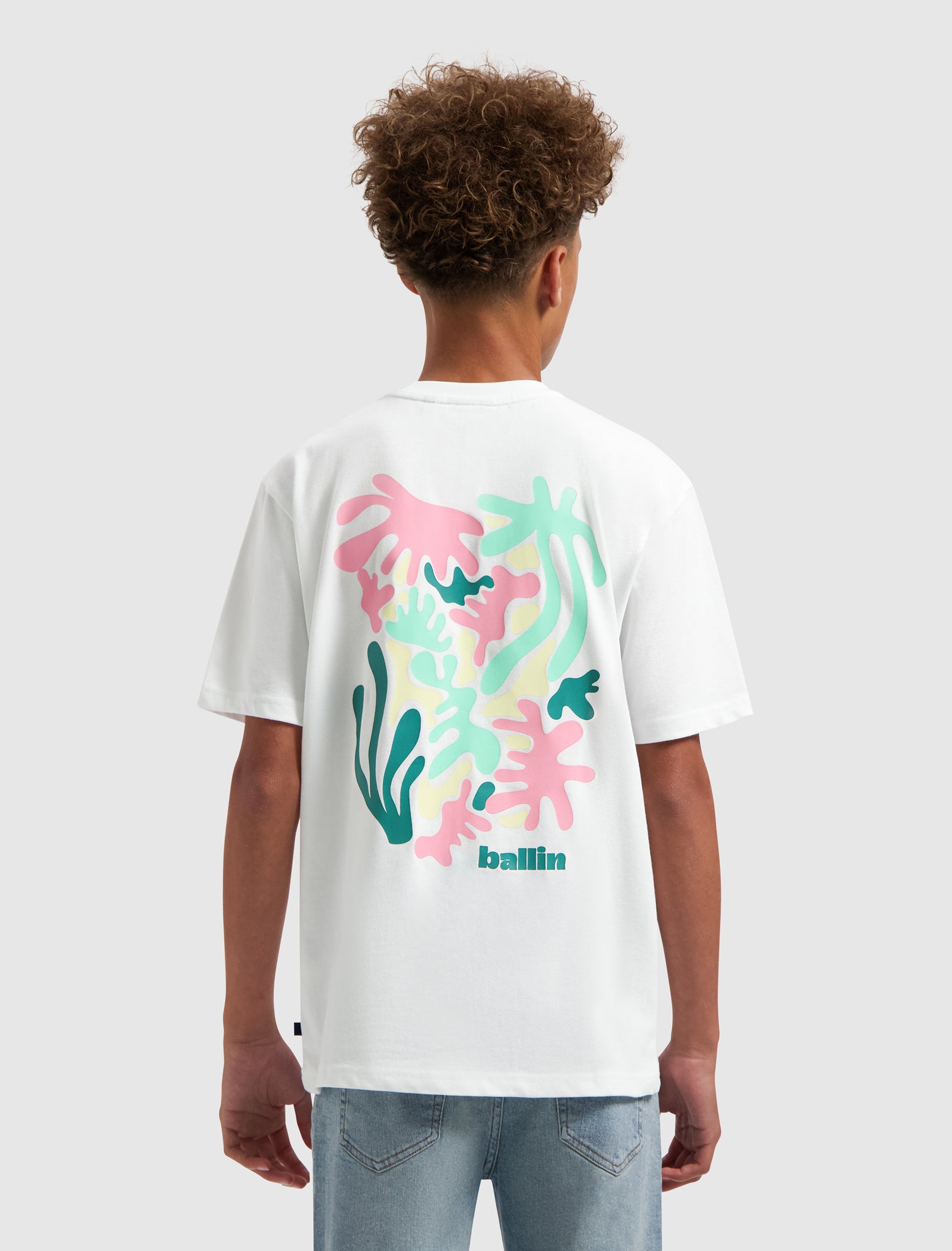Junior Abstract Sea Creatures T-shirt | White