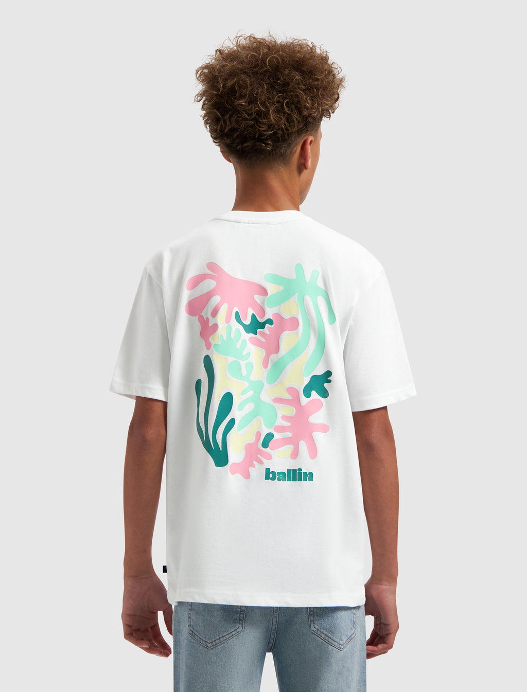 Junior Abstract Sea Creatures T-shirt | White