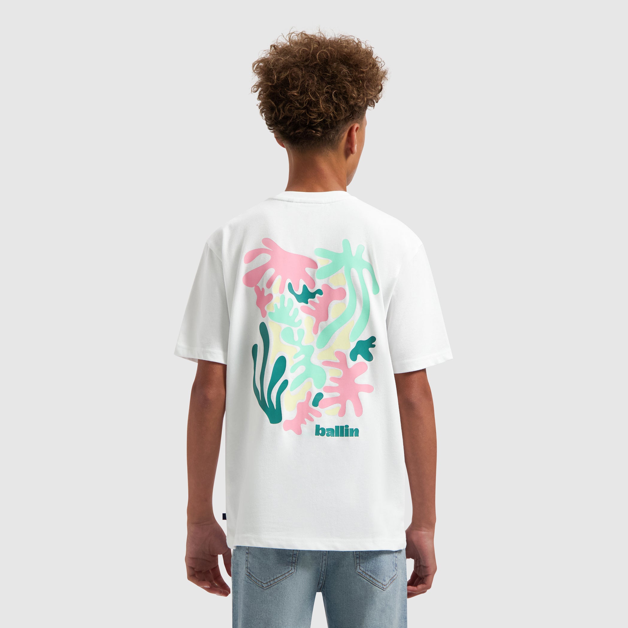 Junior Abstract Sea Creatures T-shirt | White