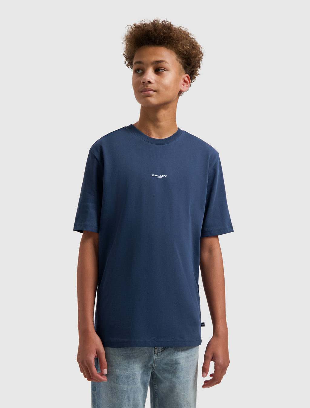 Junior Abstract Sea Creatures T-shirt | Navy