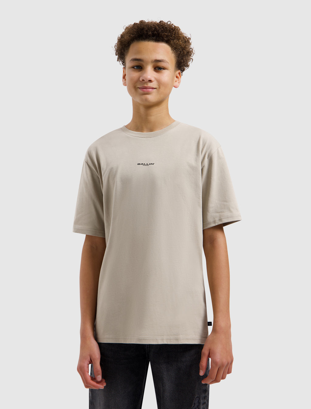 Junior Abstract Sea Creatures T-shirt | Taupe