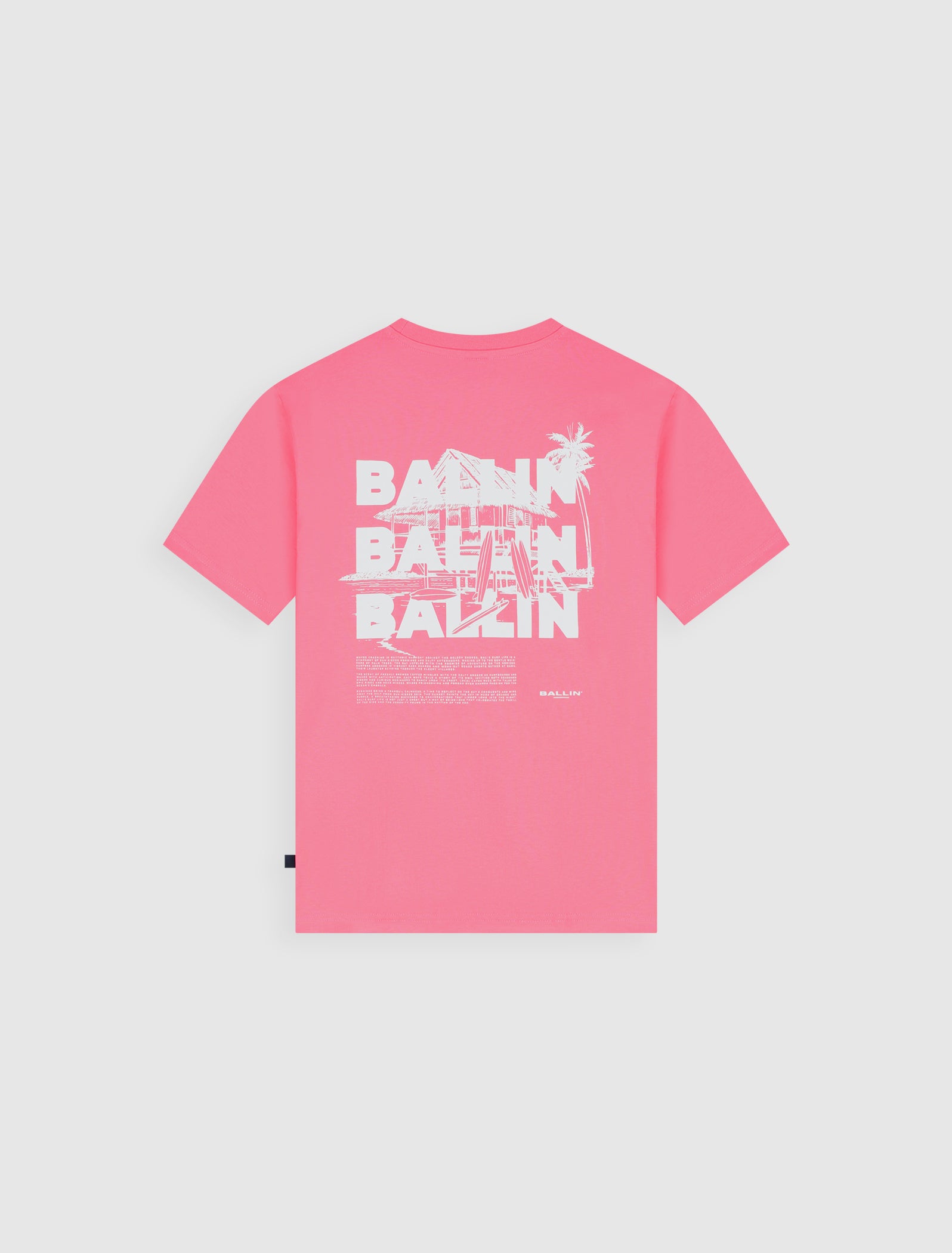 Junior Surfers Paradise House T-shirt | Baby Pink