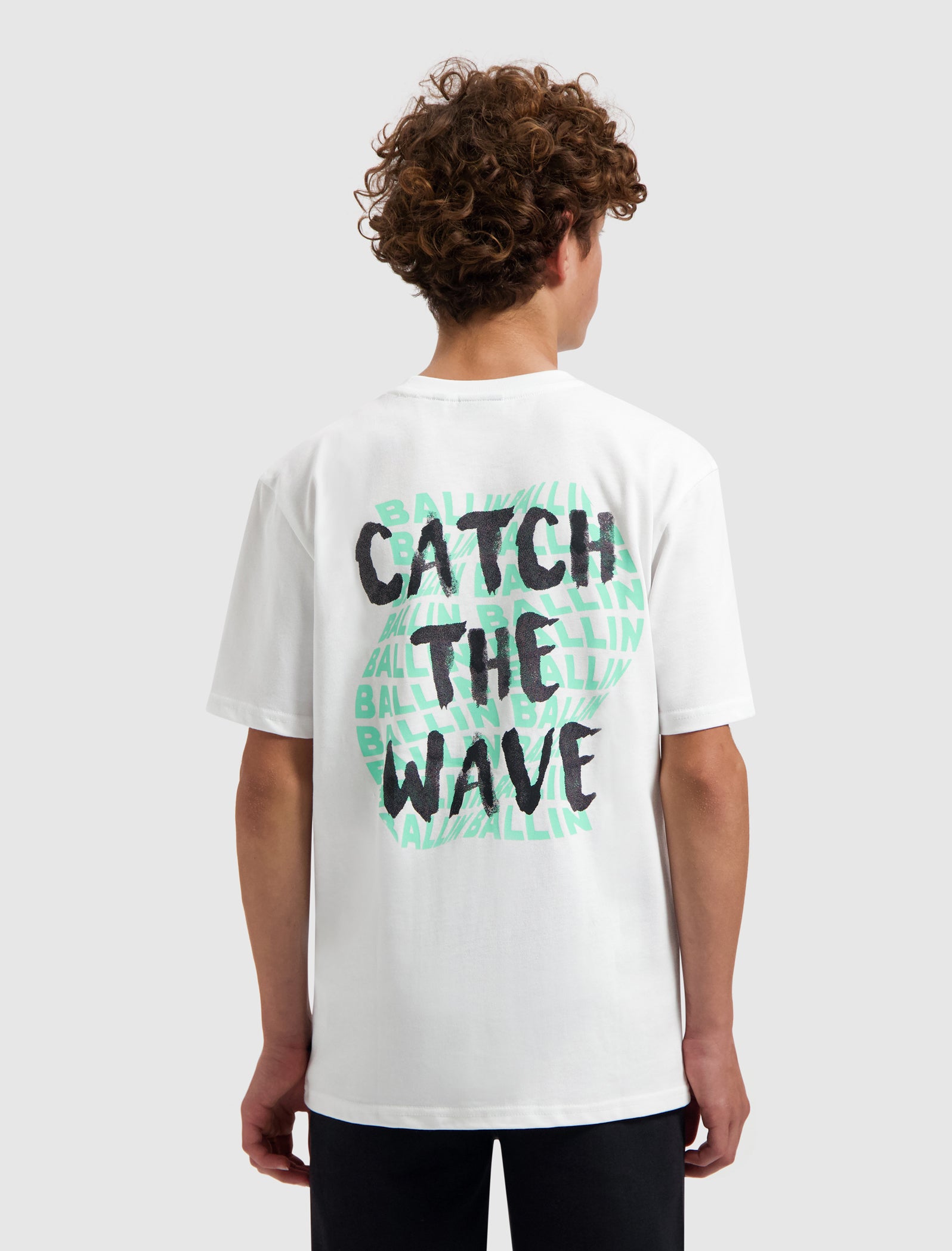 Junior Catch The Wave T-shirt | White