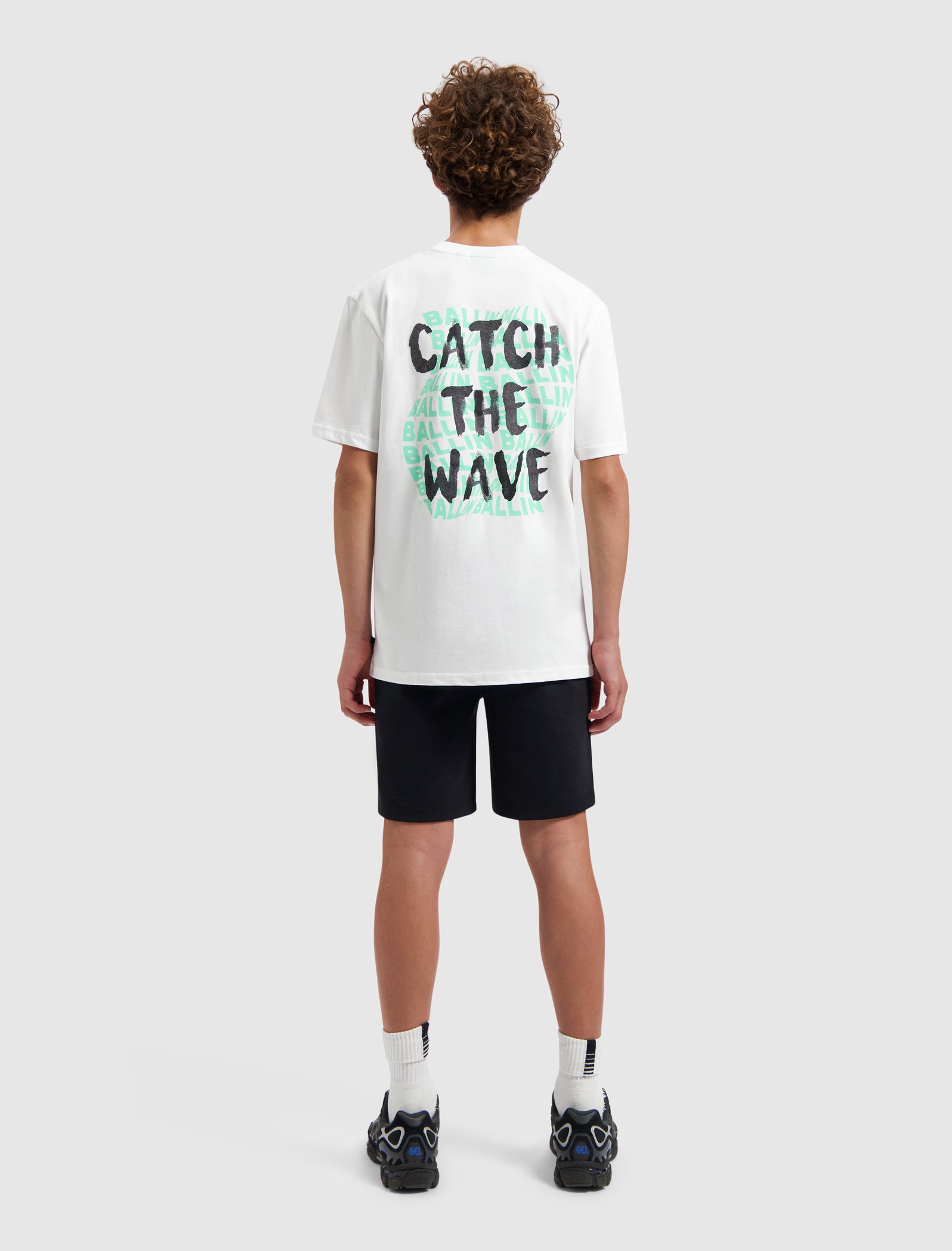 Junior Catch The Wave T-shirt | White