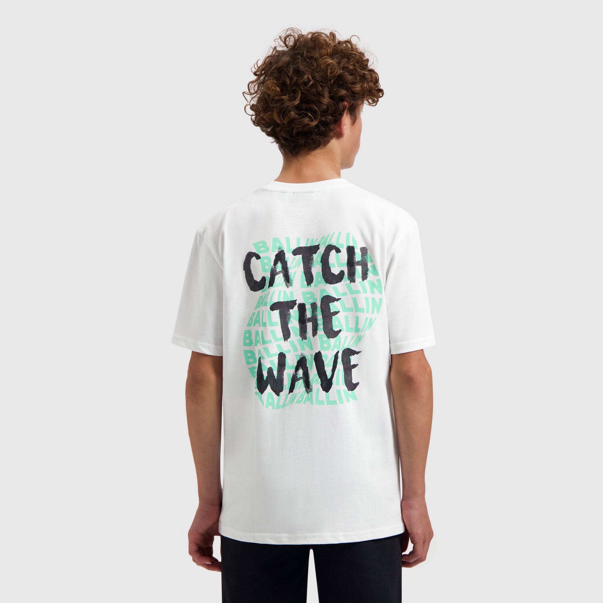 Junior Catch The Wave T-shirt | White