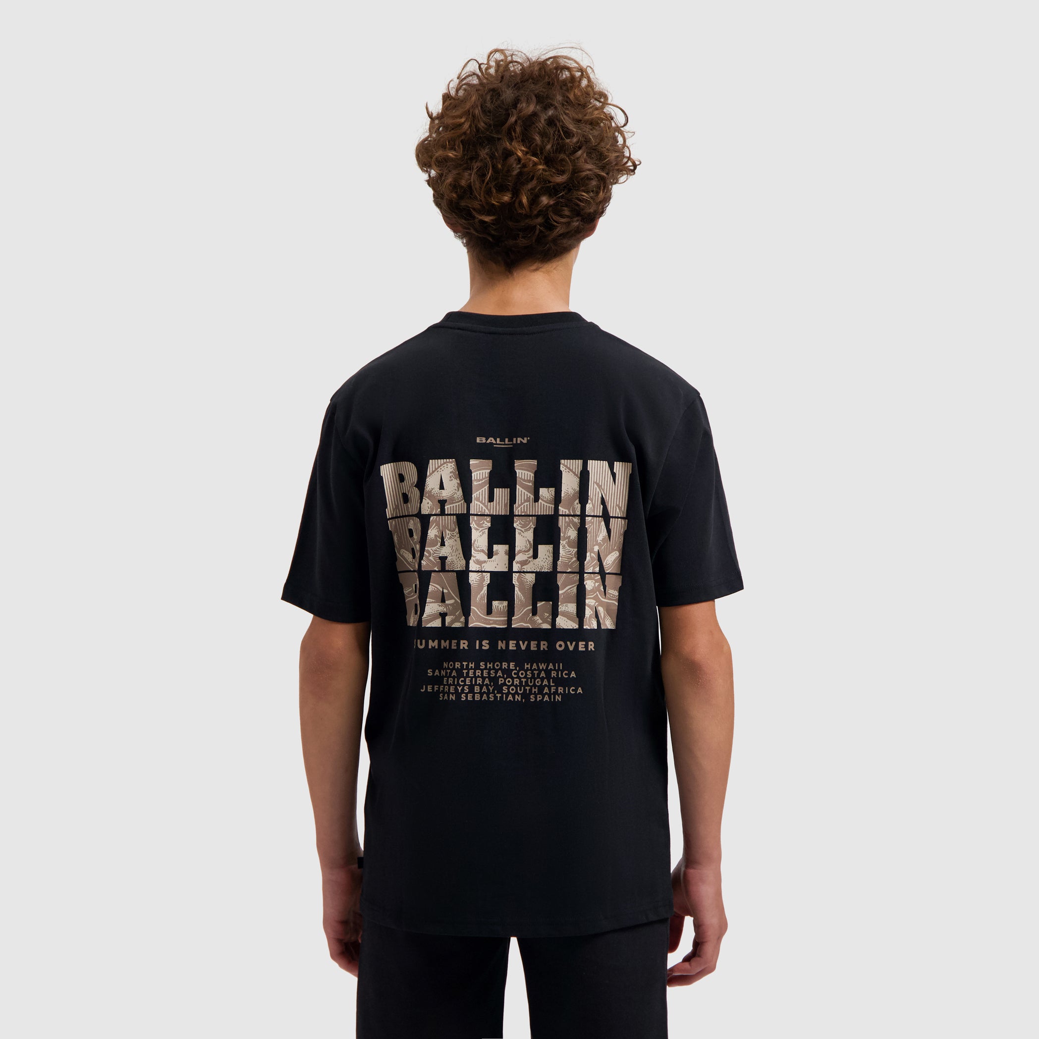 Junior Summer Is Never Over T-shirt | Black