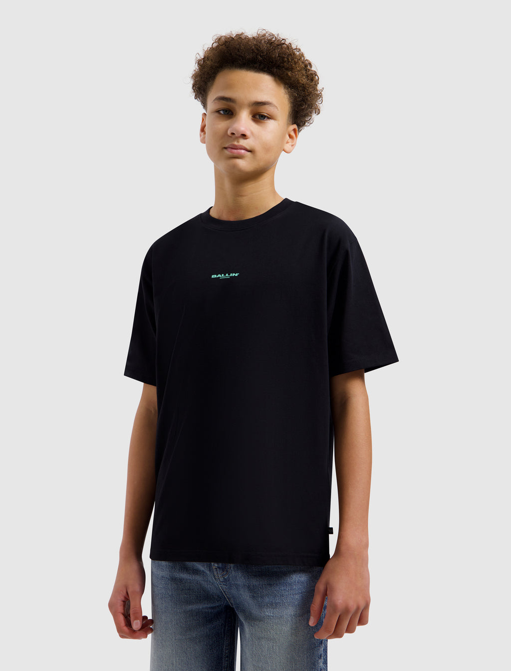 Junior In Search Of Lost Letters T-shirt | Black