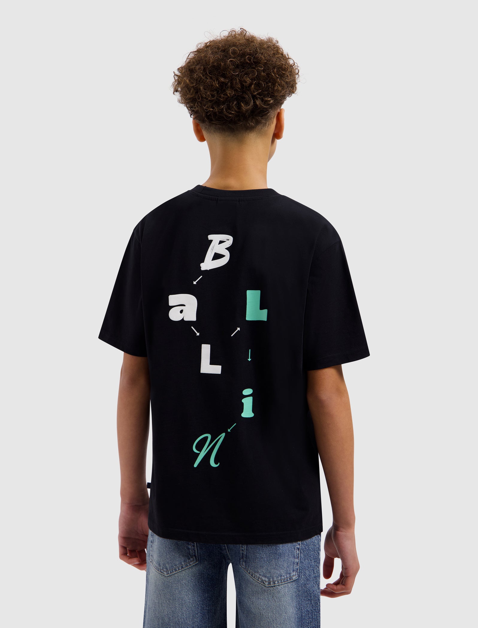 Junior In Search Of Lost Letters T-shirt | Black