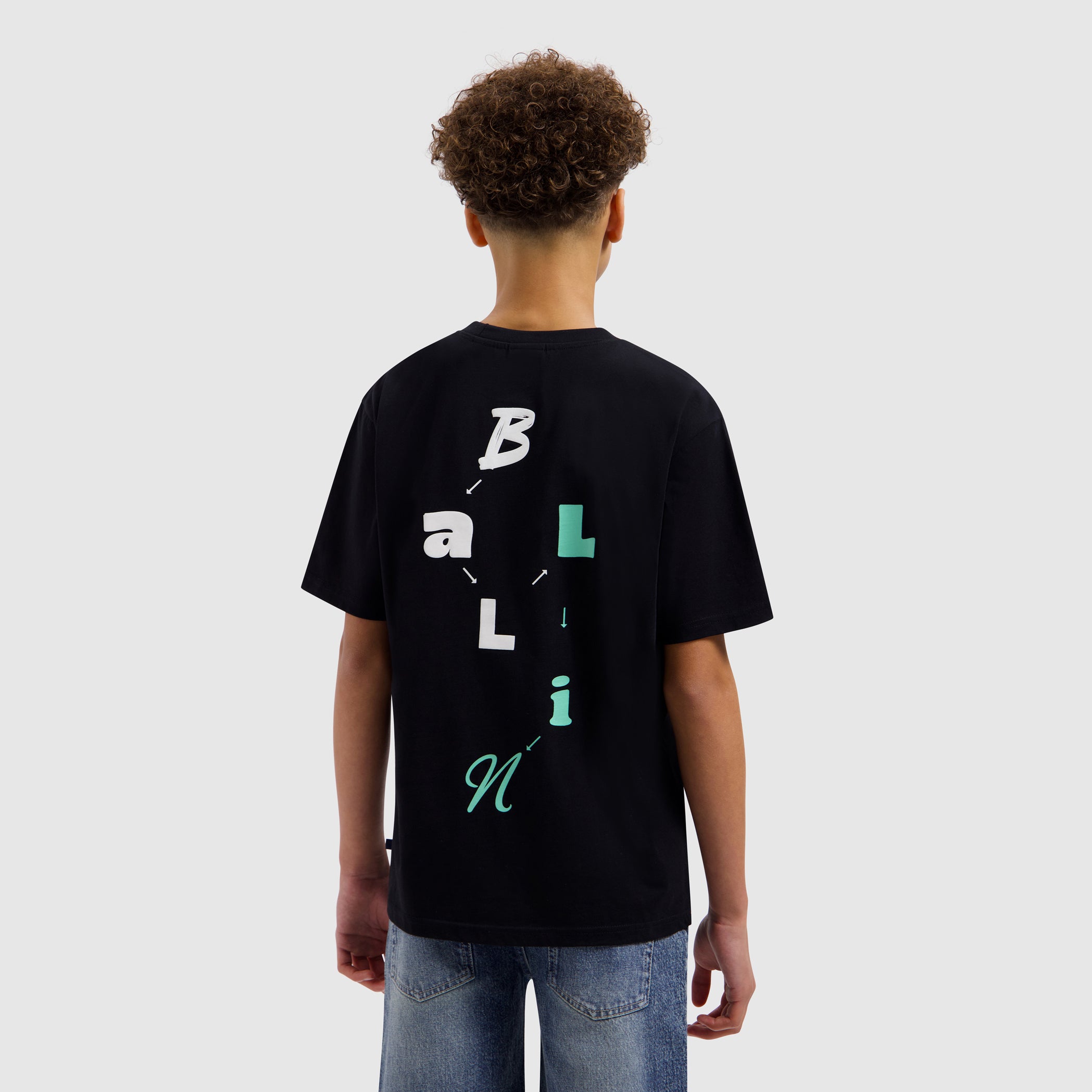 Junior In Search Of Lost Letters T-shirt | Black