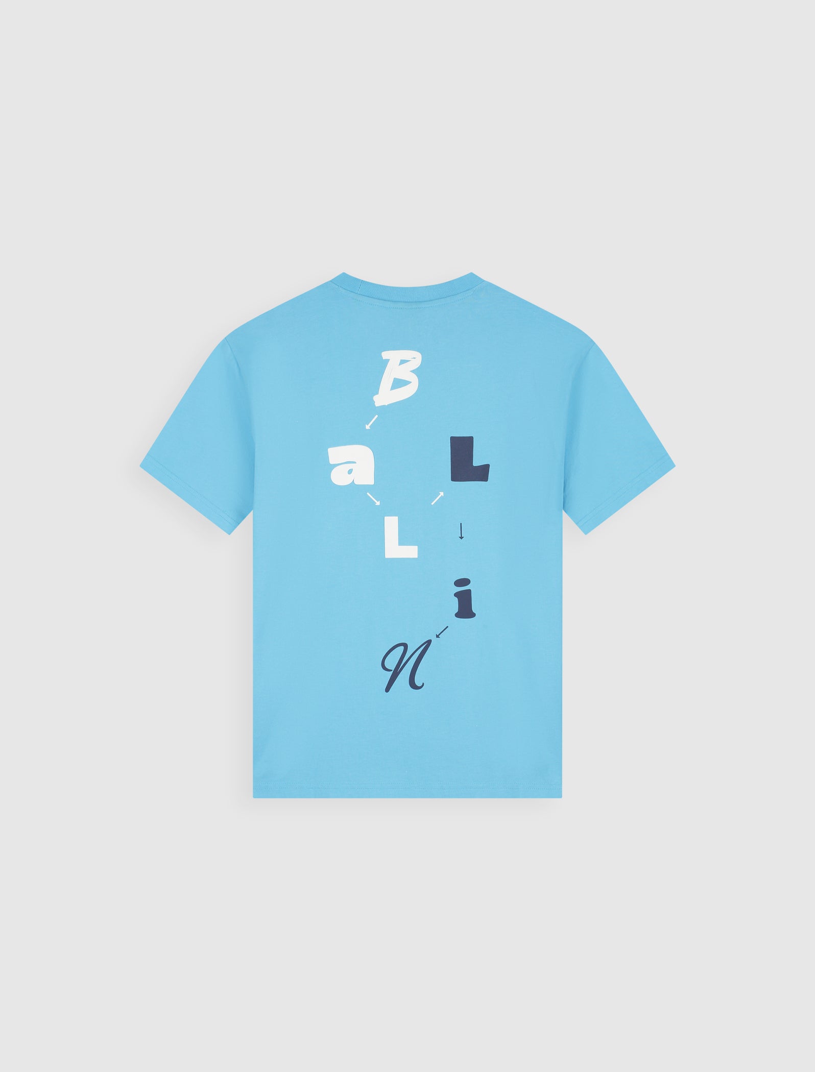 Junior In Search Of Lost Letters T-shirt | Mid Blue