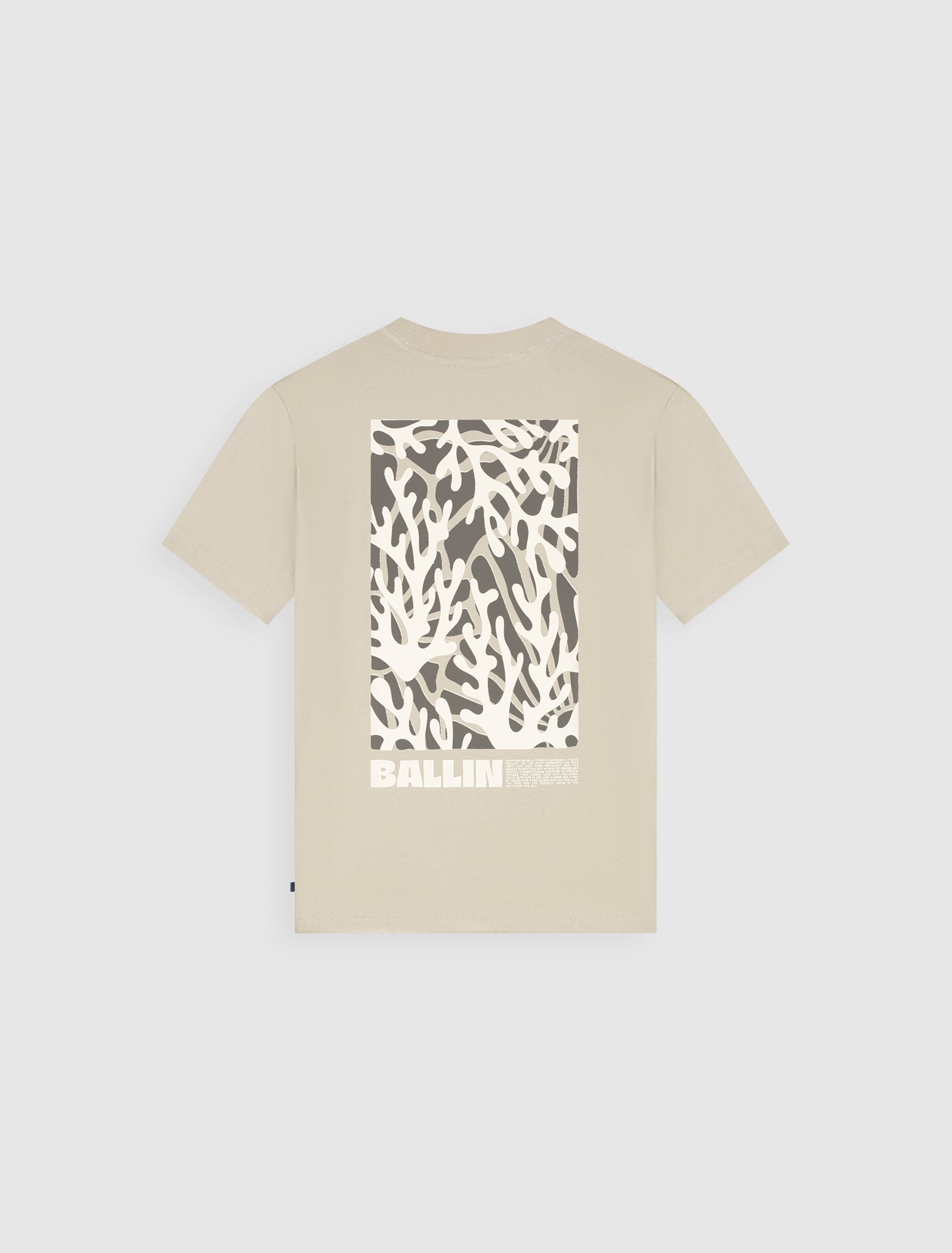 Junior Coral Overload T-shirt | Taupe