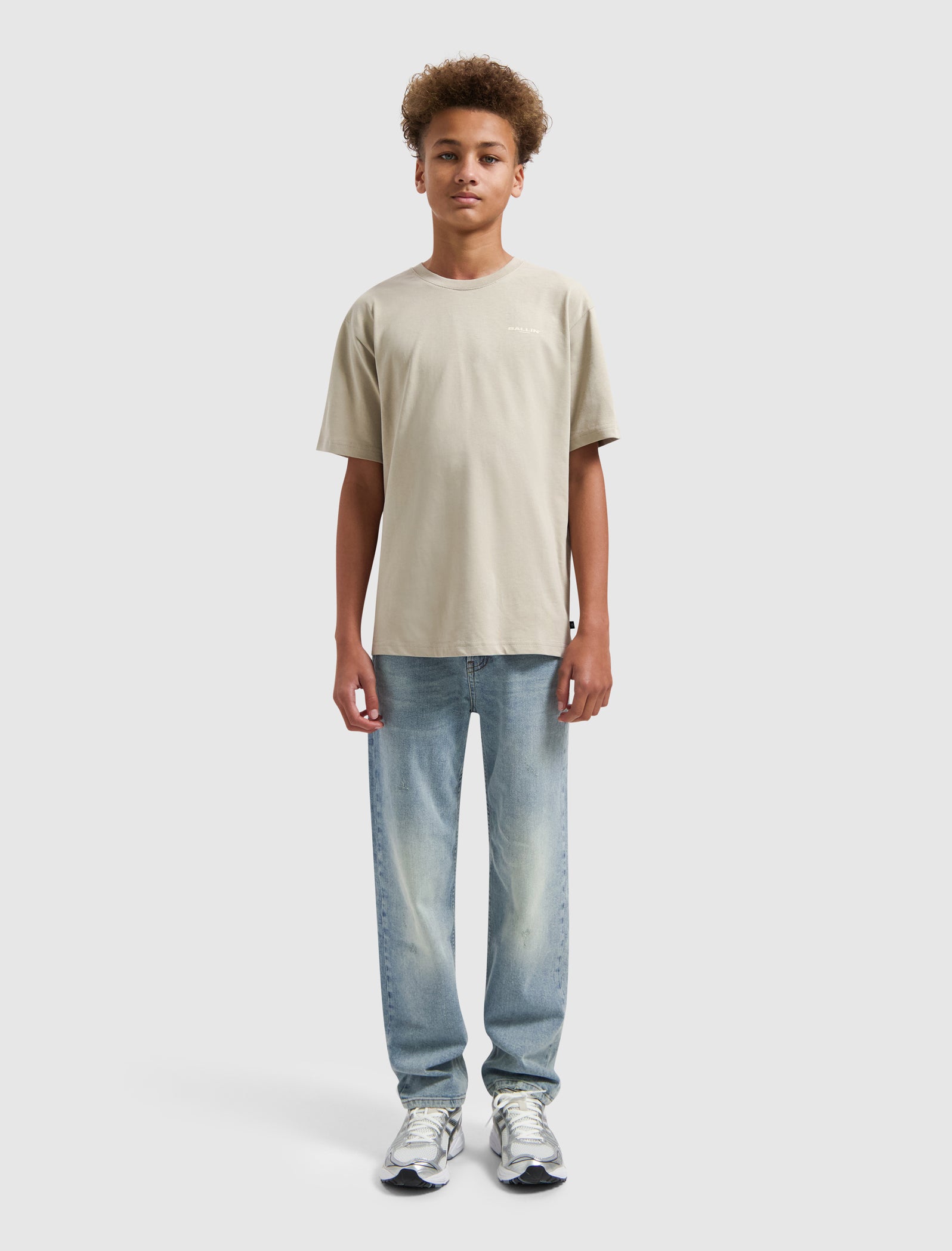 Junior Coral Overload T-shirt | Taupe