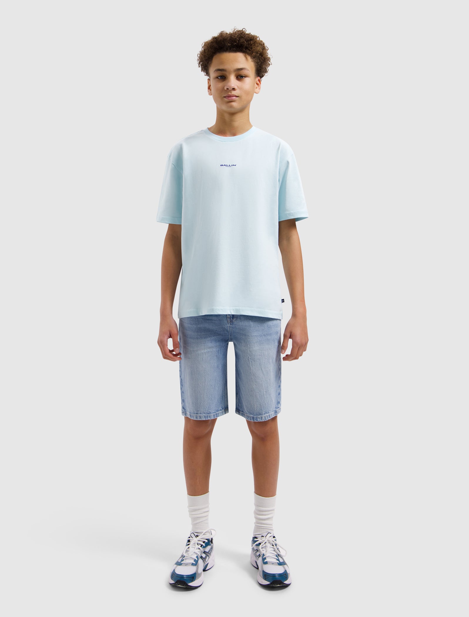 Junior Lost in Coral T-shirt | Light Blue