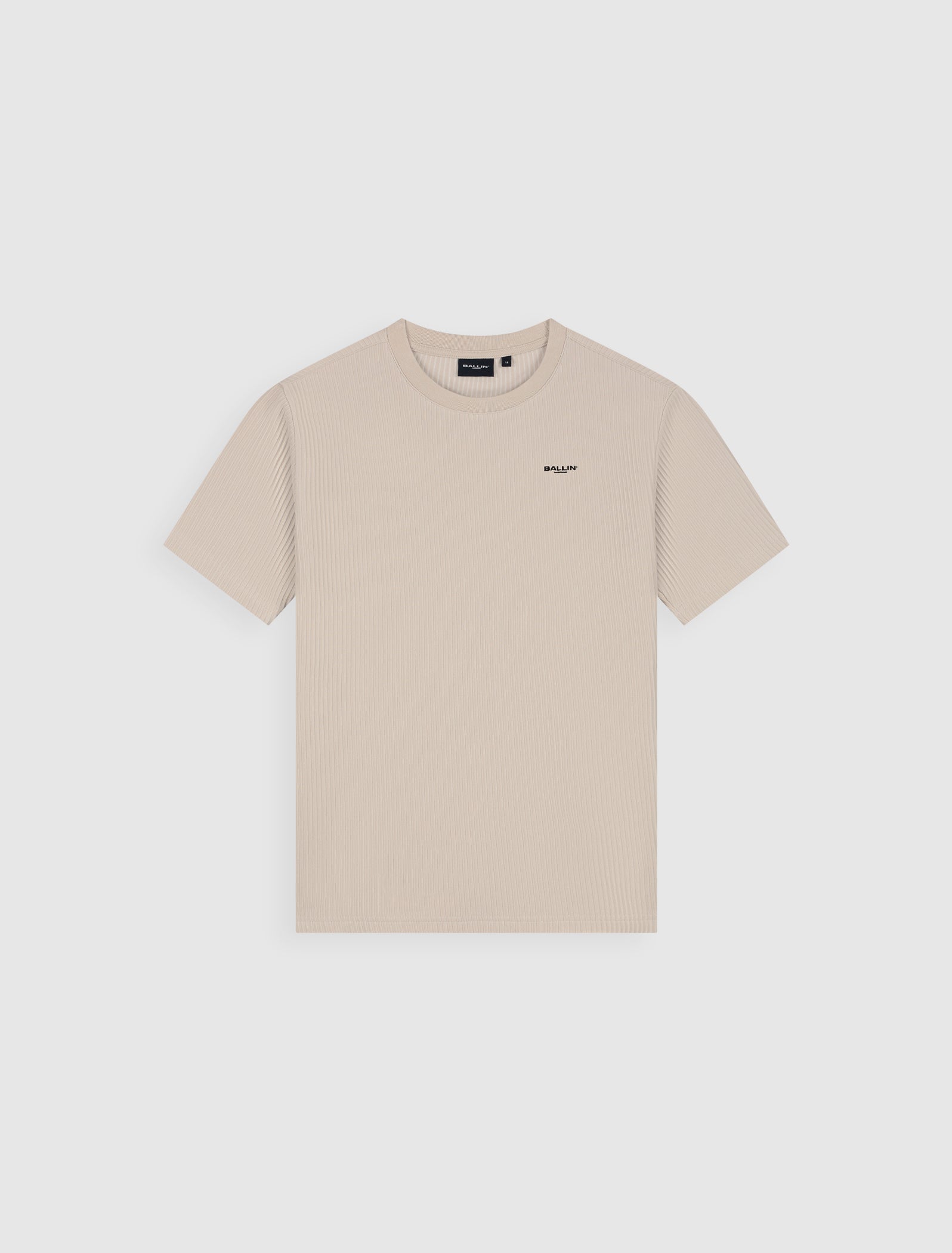 Junior Vertical Stripes T-shirt | Taupe
