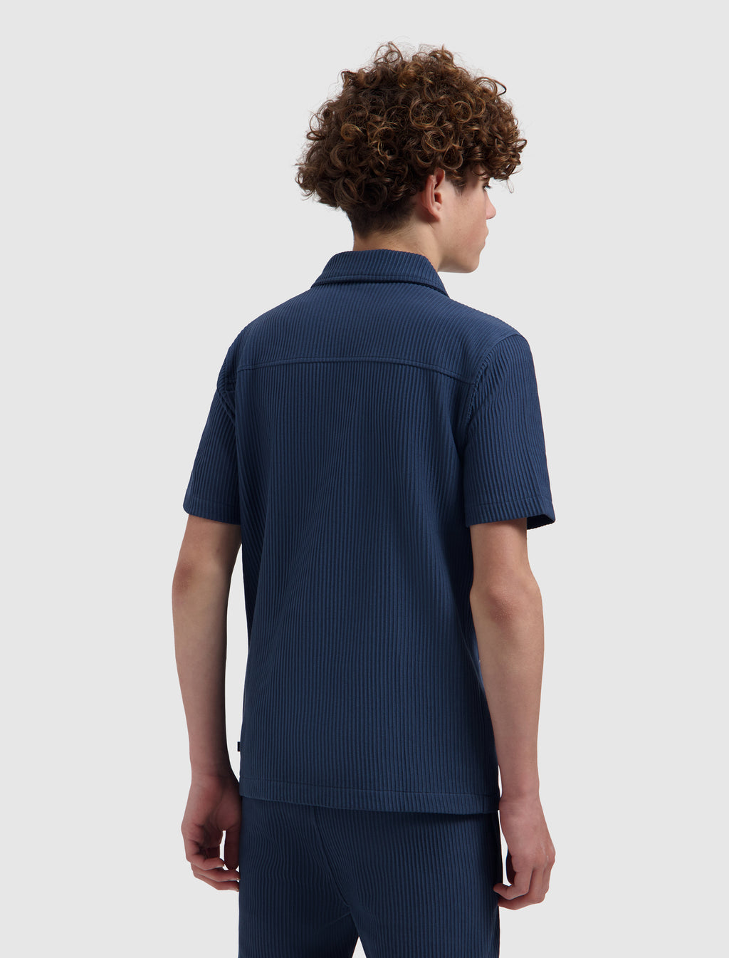 Junior Vertical Stripes Shirt | Navy