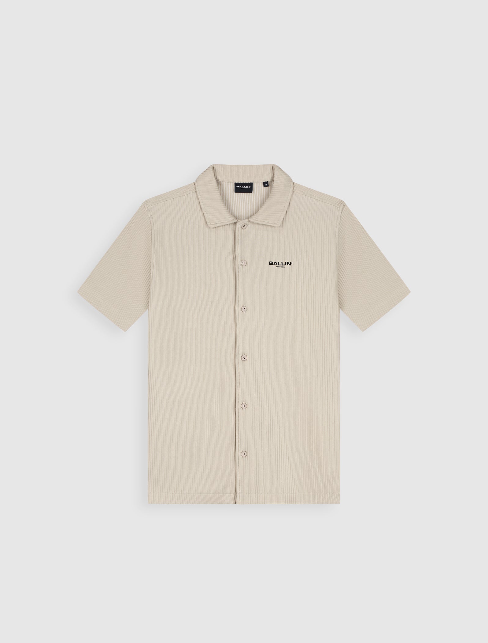 Junior Vertical Stripes Shirt | Taupe