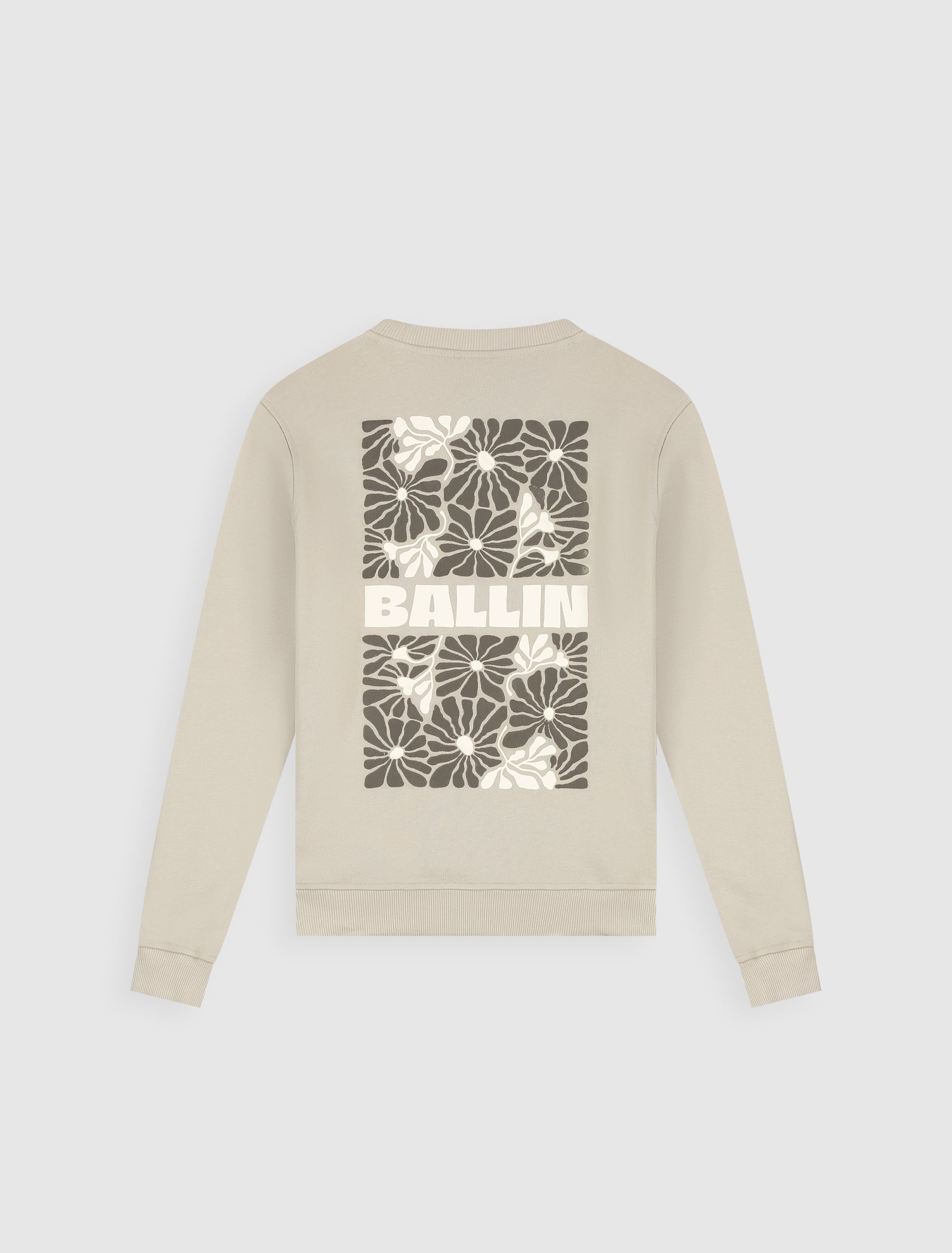 Junior Floral Bouquet Sweater | Taupe