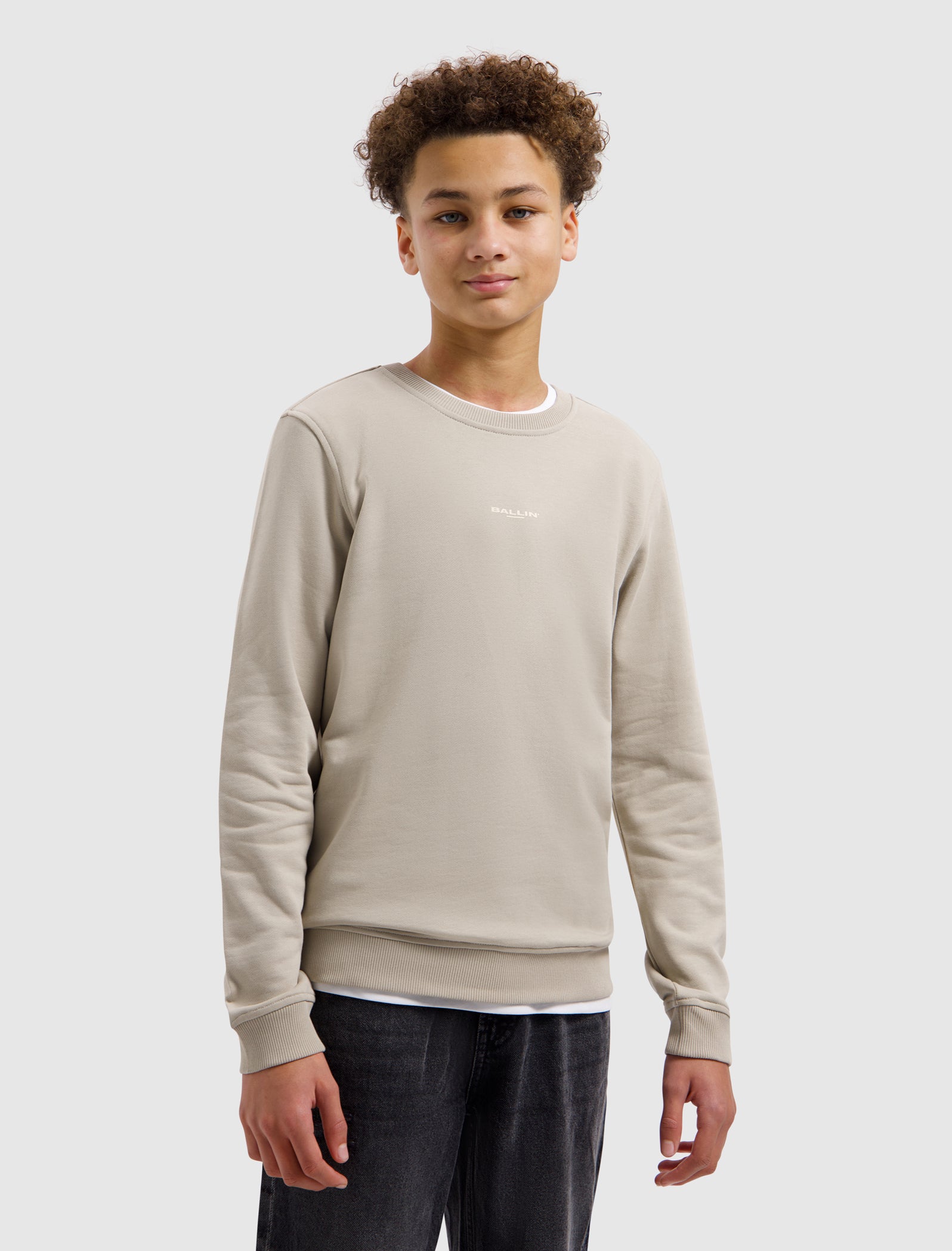 Junior Floral Bouquet Sweater | Taupe