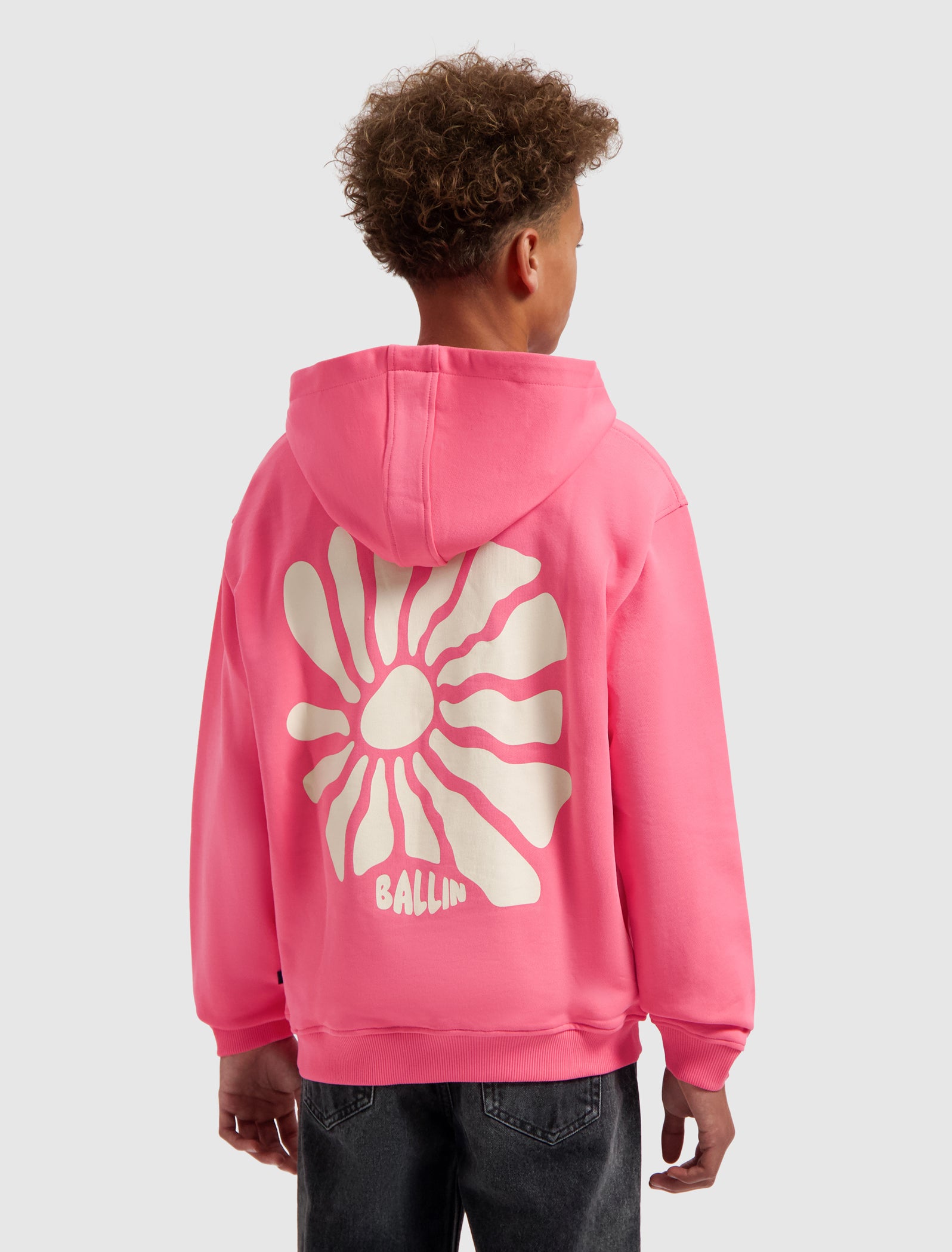 Junior Sunshine Hoodie | Baby Pink