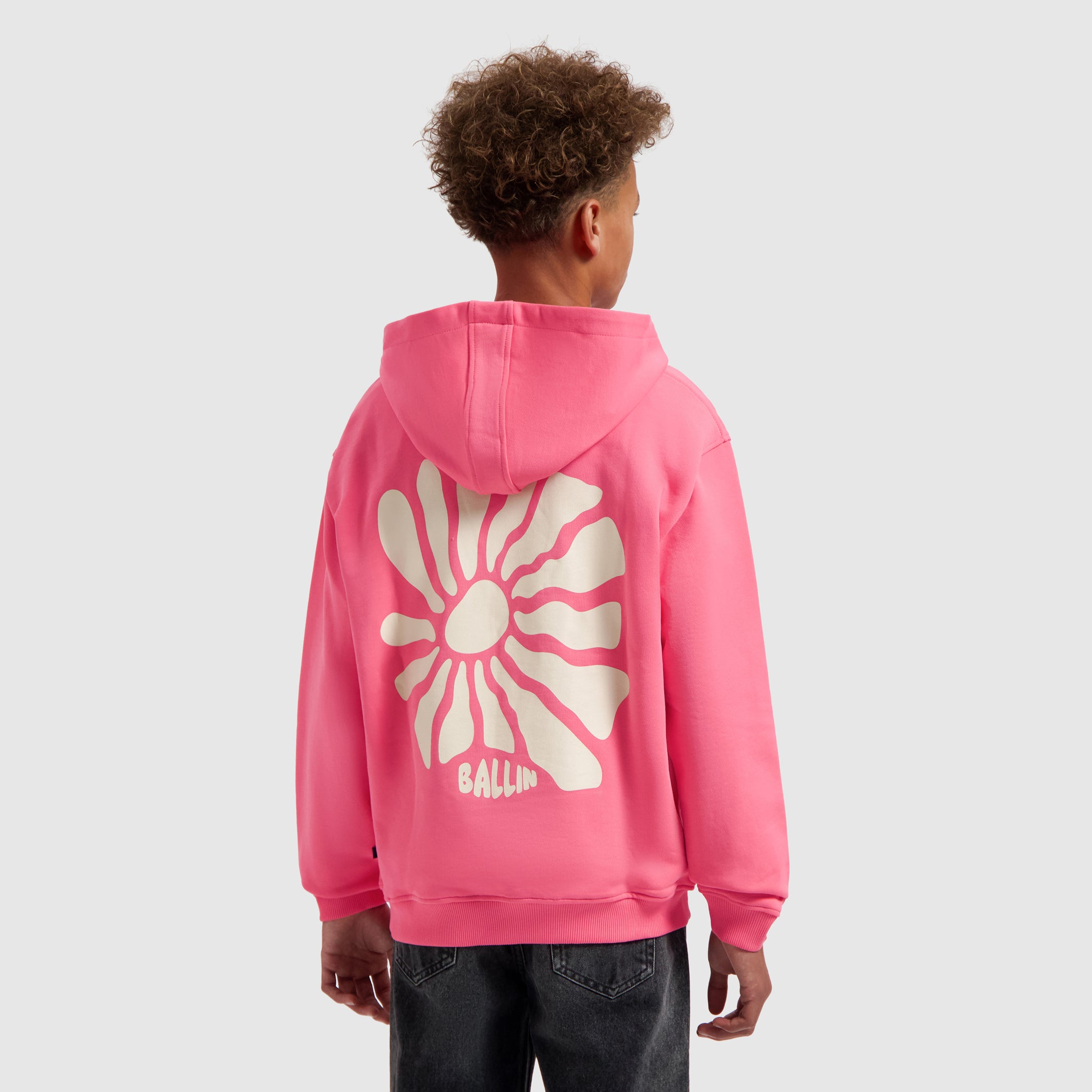 Junior Sunshine Hoodie | Baby Pink