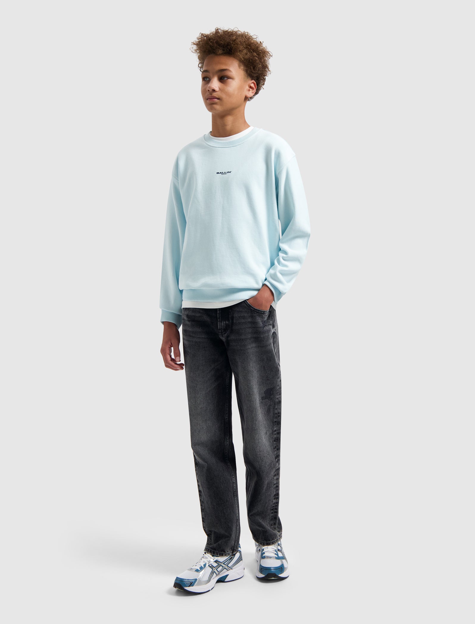 Junior Surfers Paradise House Sweater | Light Blue