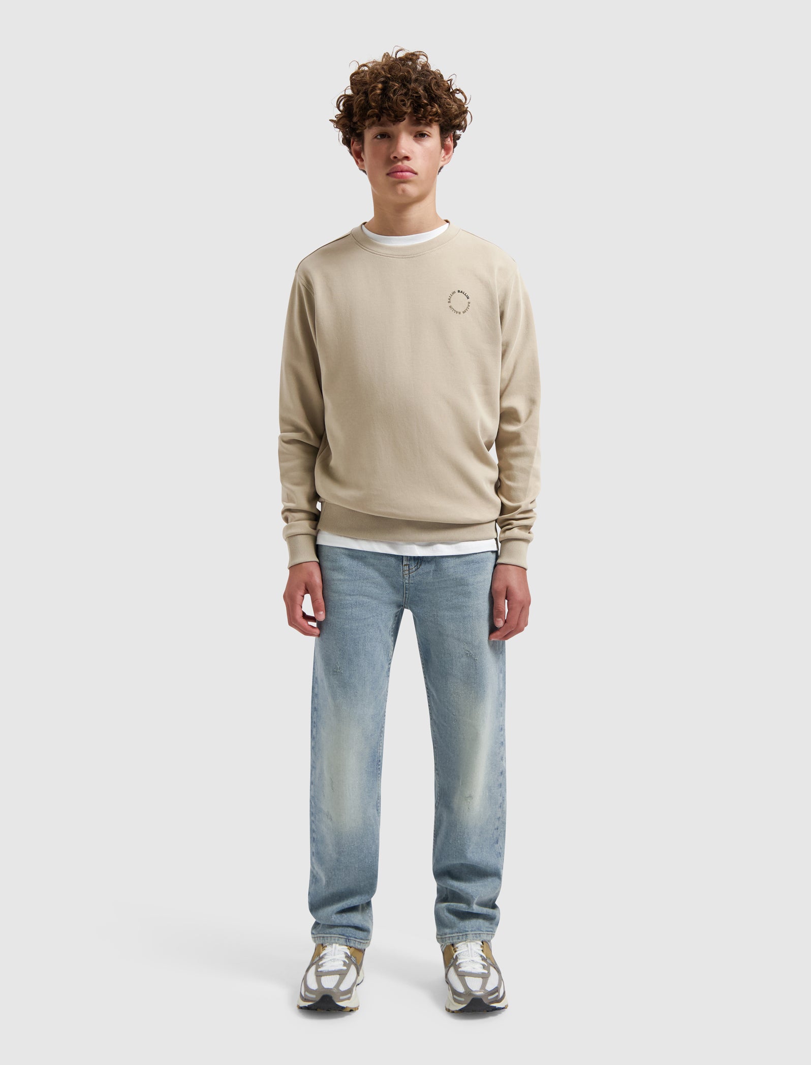 Junior Circle Logo Sweater | Taupe