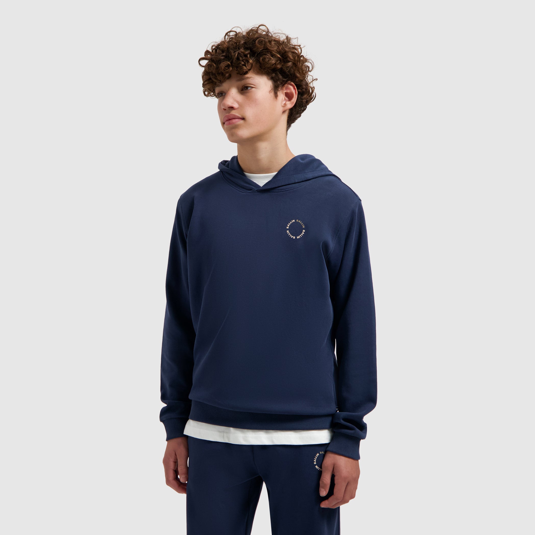Junior Circle Logo Hoodie | Navy
