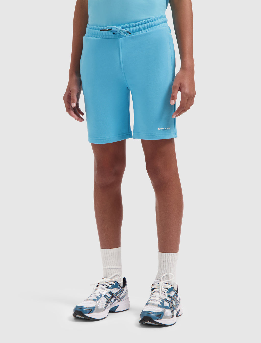 Junior Original Logo Short | Mid Blue