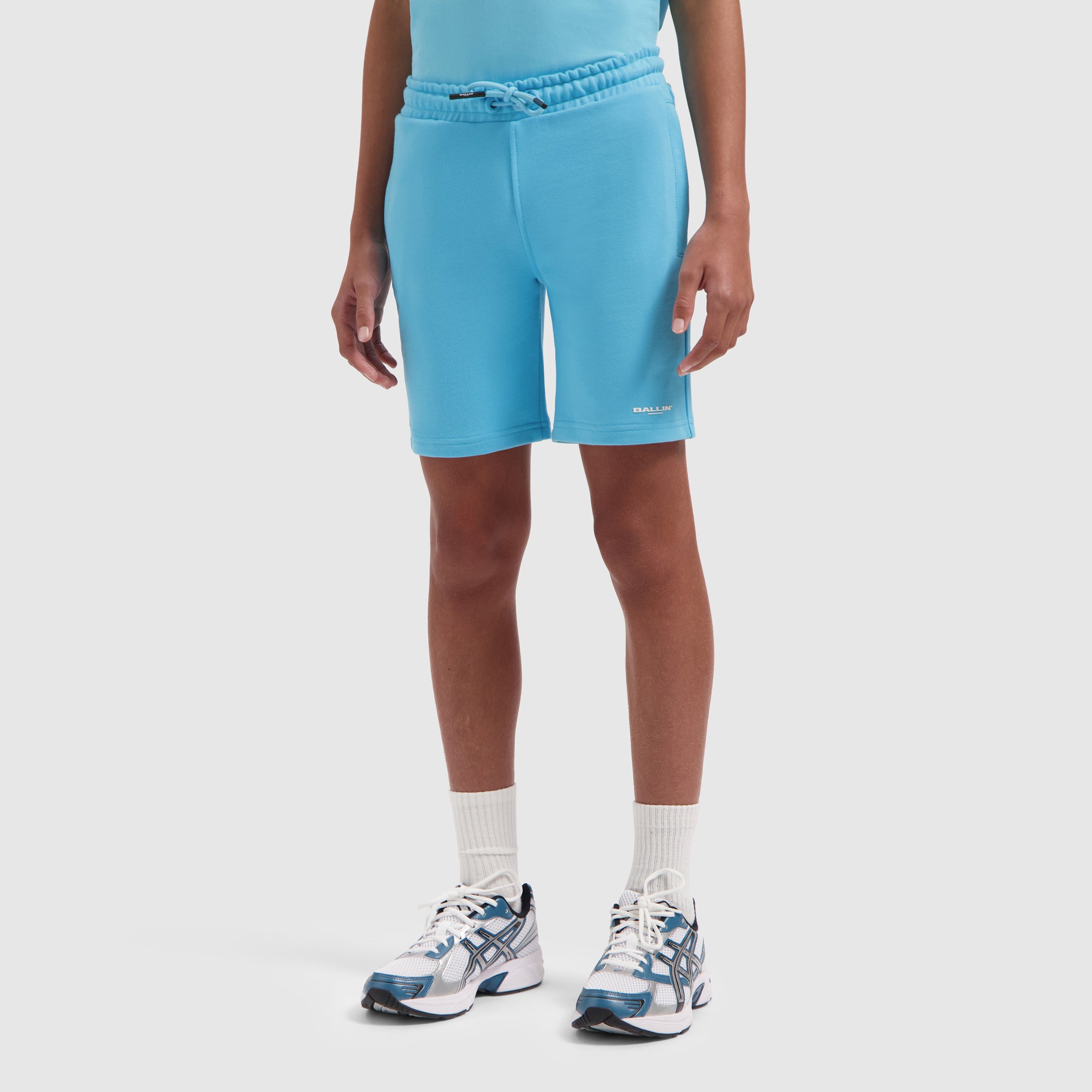 Junior Original Logo Short | Mid Blue