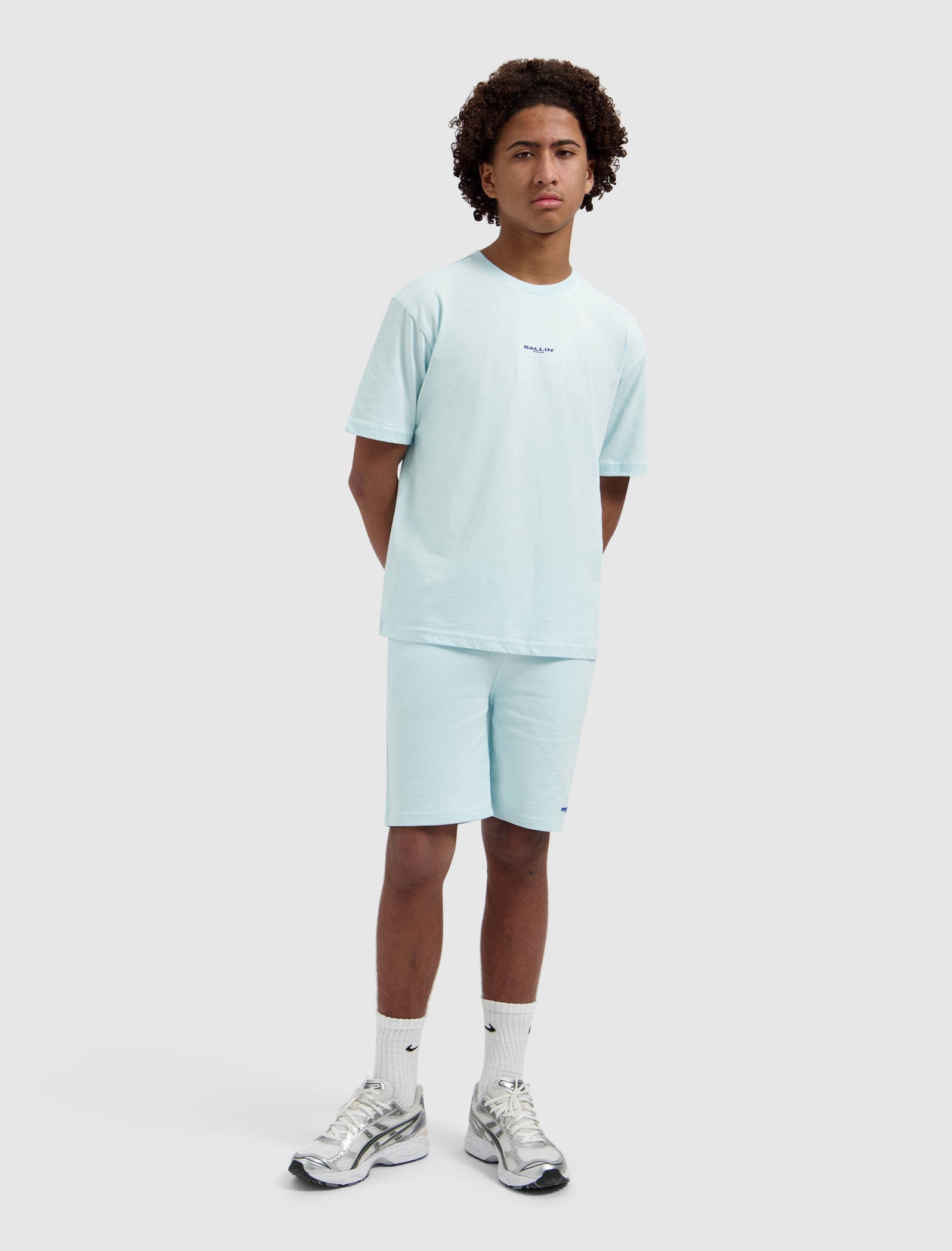 Junior Original Logo Short | Light Blue